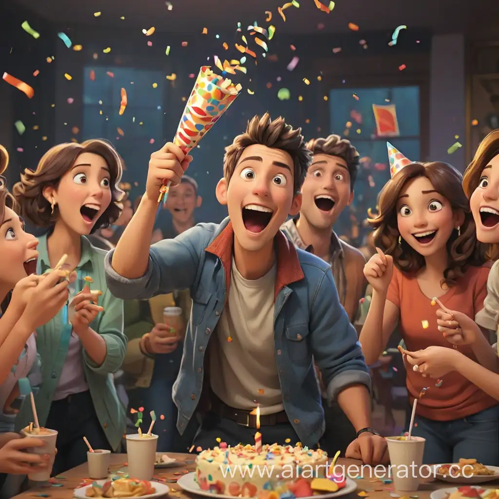 Cheerful-Cartoon-Party-Celebration-with-Party-Poppers