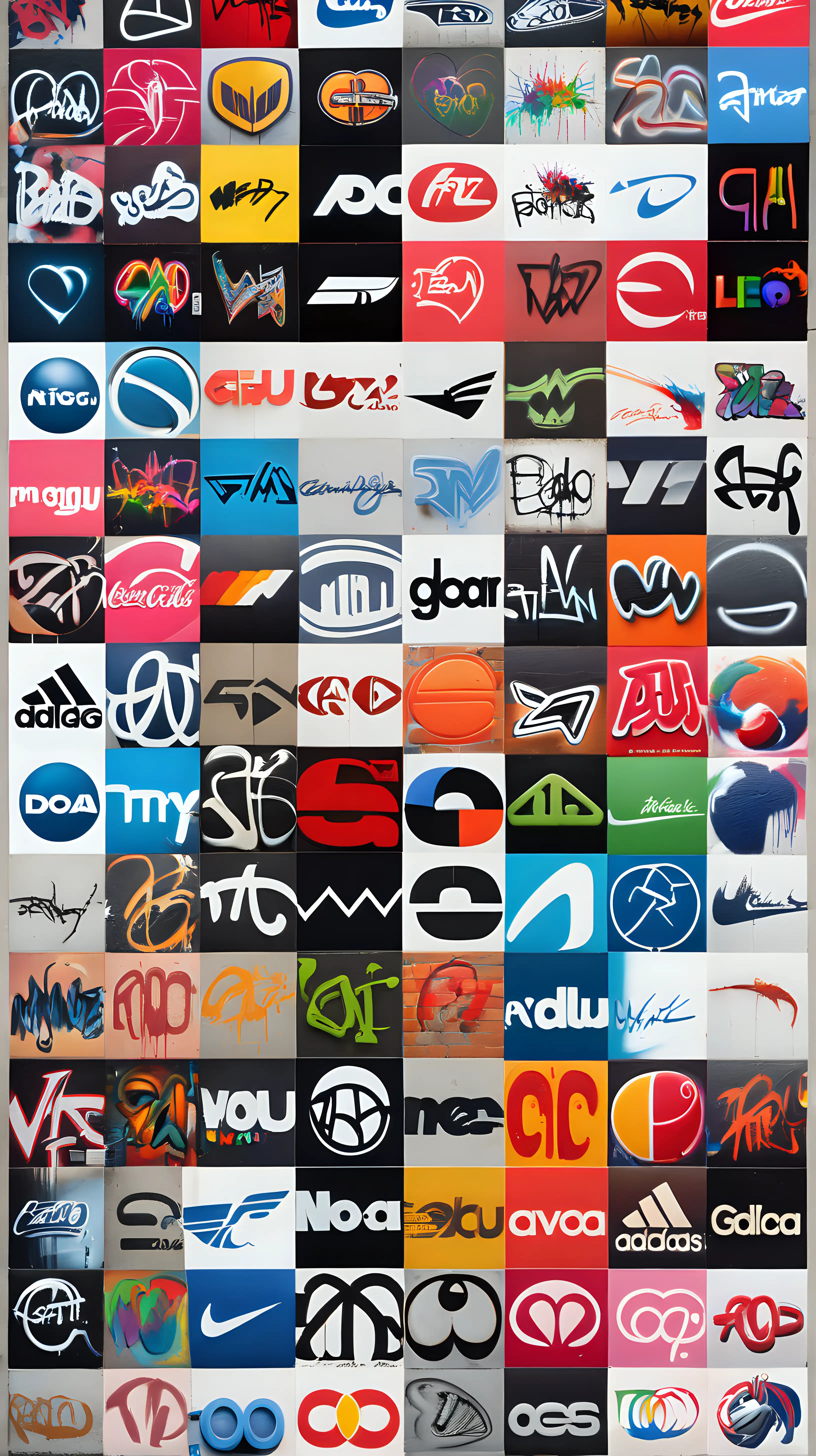 Iconic Logos Transformed into Street Art Graffiti | MUSE AI