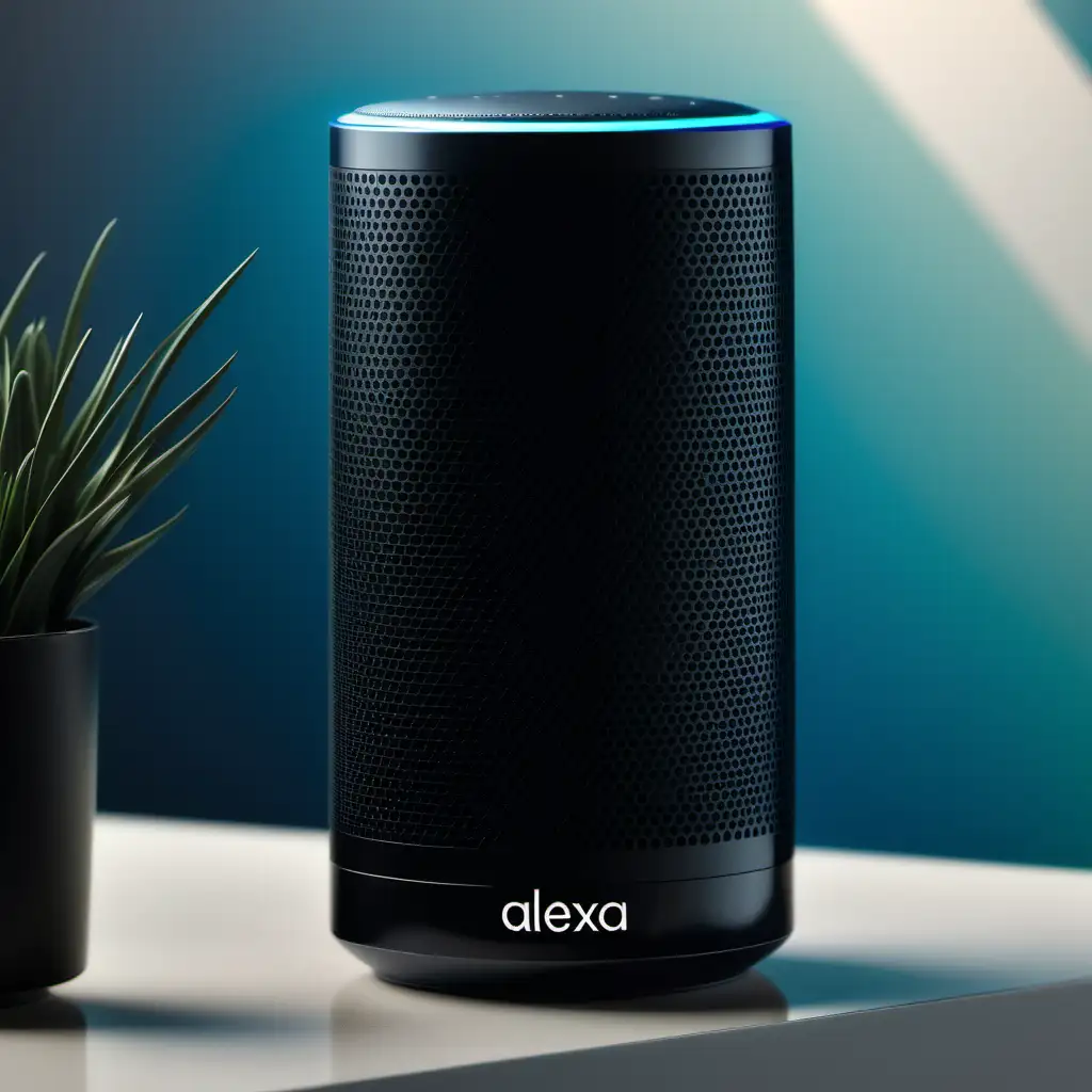 Futuristic Alexa Speaker Winning in Technological Setting