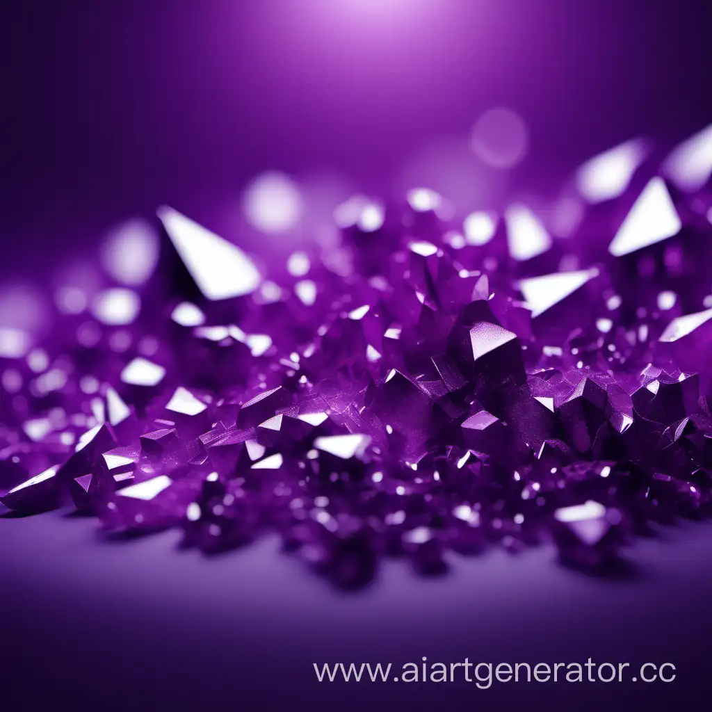 abstract purple crystalls with blur
