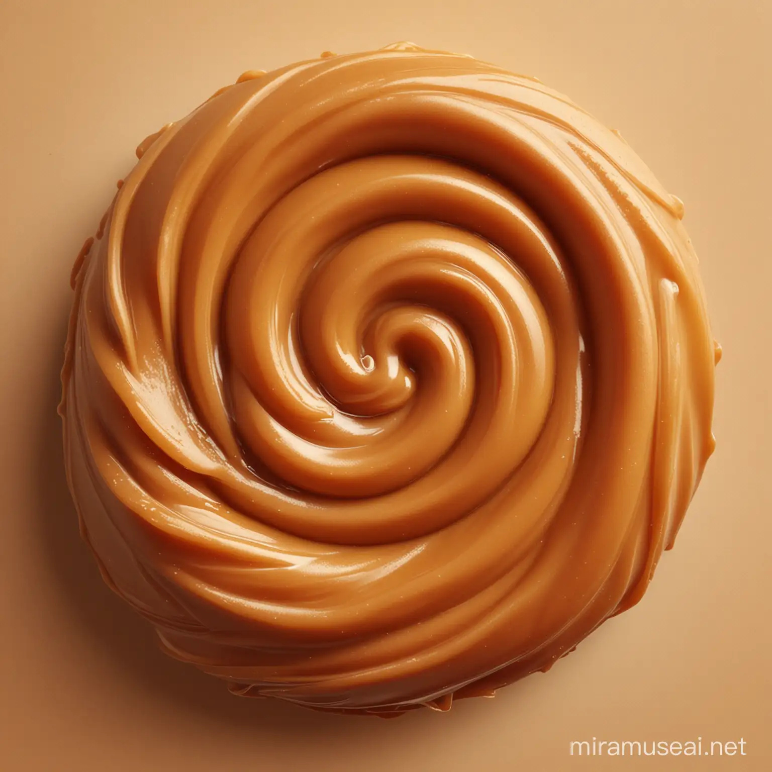 caramel swirl illustration