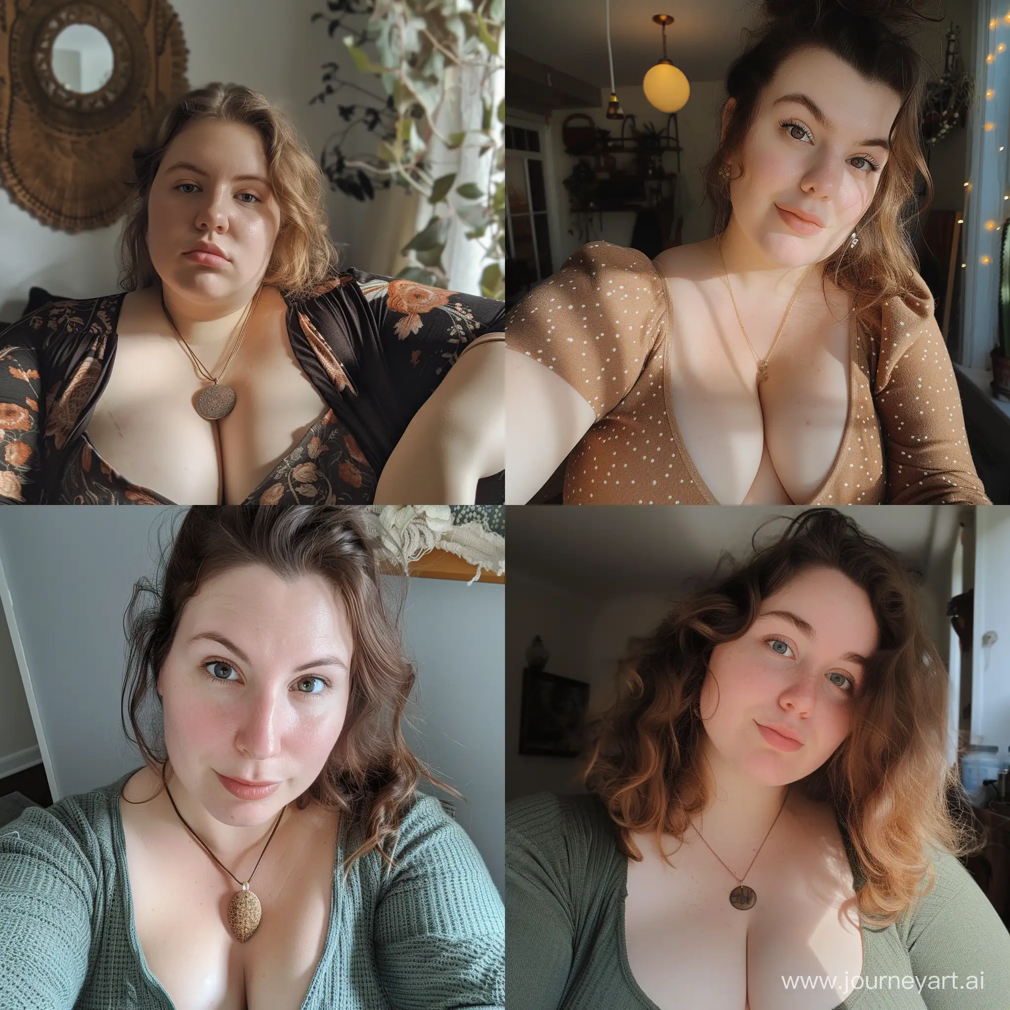 Low-Quality-Interior-Selfie-of-Plus-Size-Woman