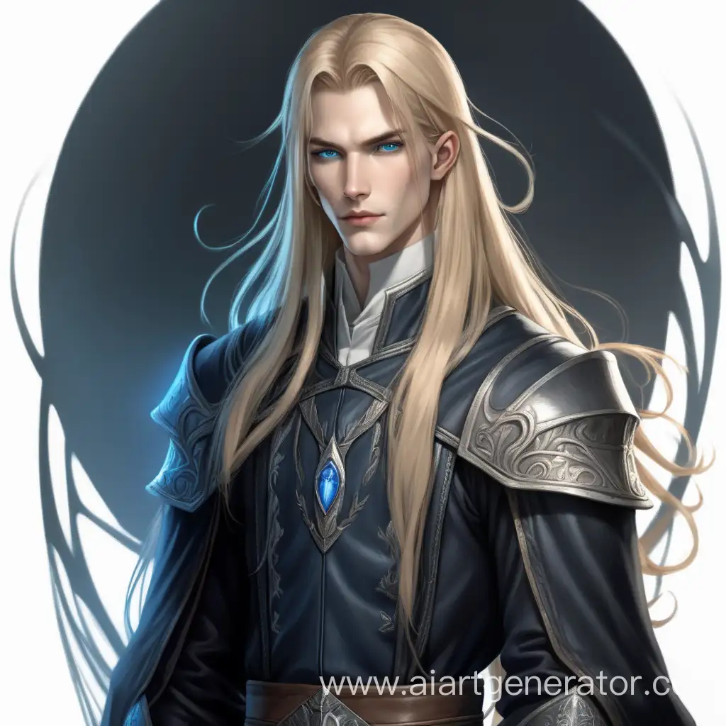 Young-Slender-Cleric-with-Long-Blond-Hair-in-Leather-Tunic