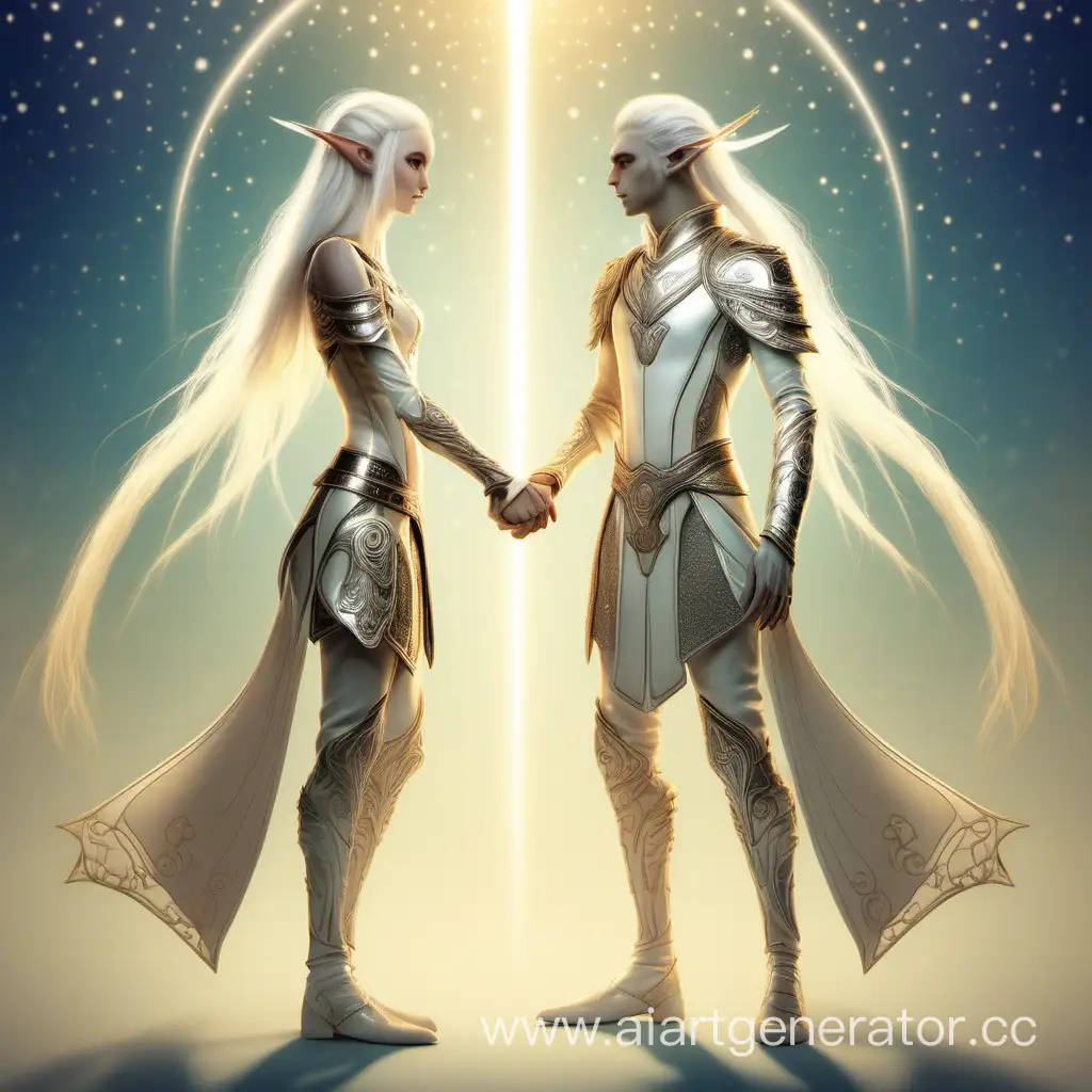 Enchanting-Light-Elves-Embracing-Harmony-in-Radiant-Ambiance