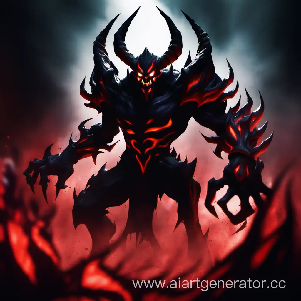 Shadow-Fiend-Dota-2-Dark-Lord-Confronting-Foes-in-Fiery-Battle