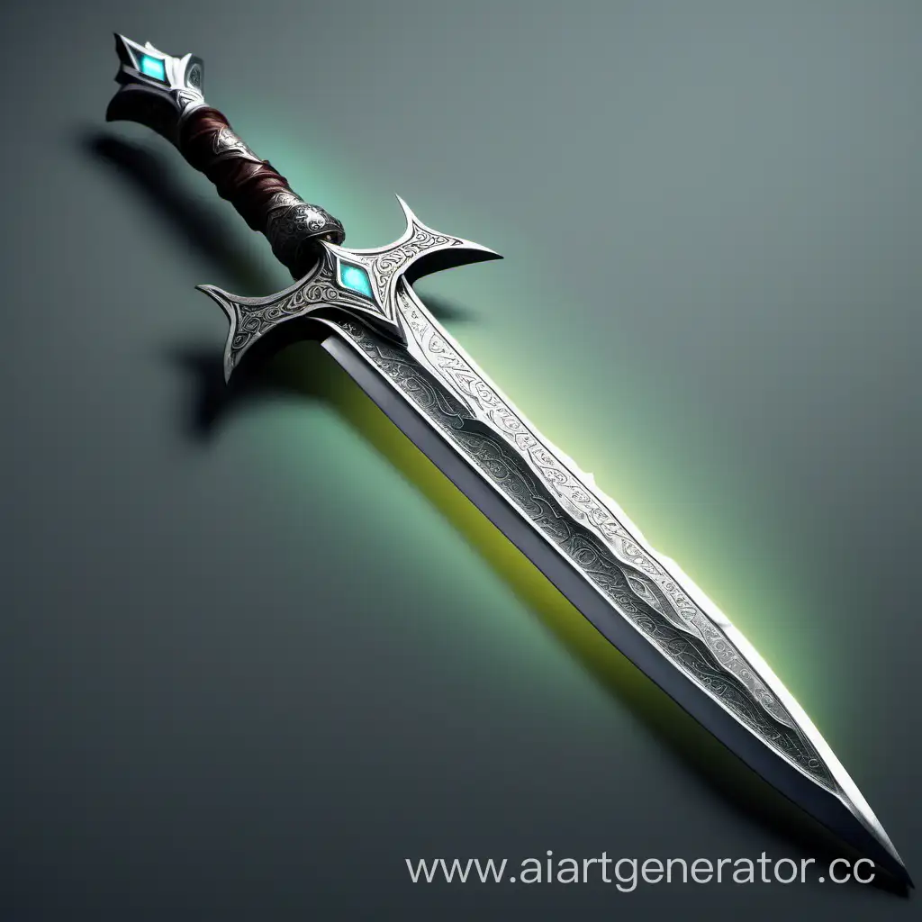 ElvishStyle-Glowing-Dagger-Intricate-Assassins-Weapon-with-Enchanted-Runes
