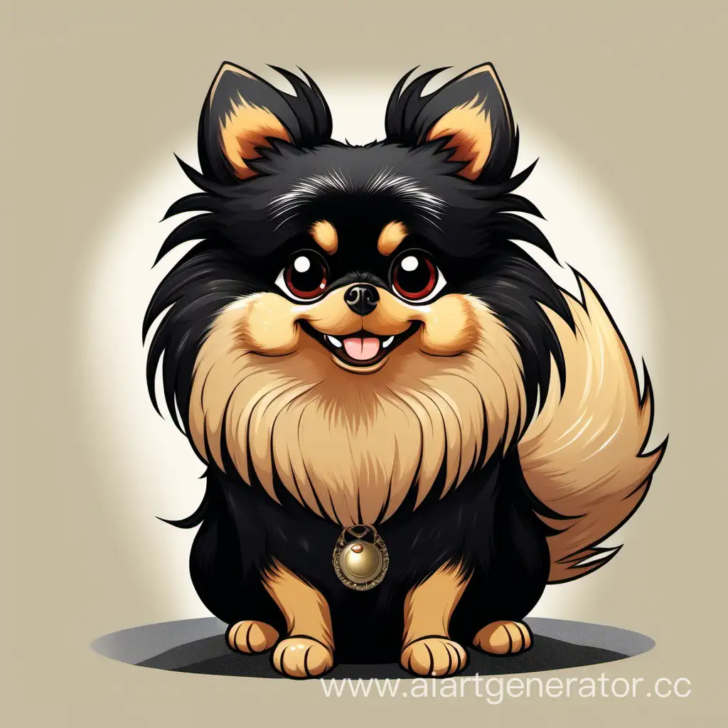 Adorable-Black-and-Tan-Pomeranian-Inspired-by-Hayao-Miyazakis-Style