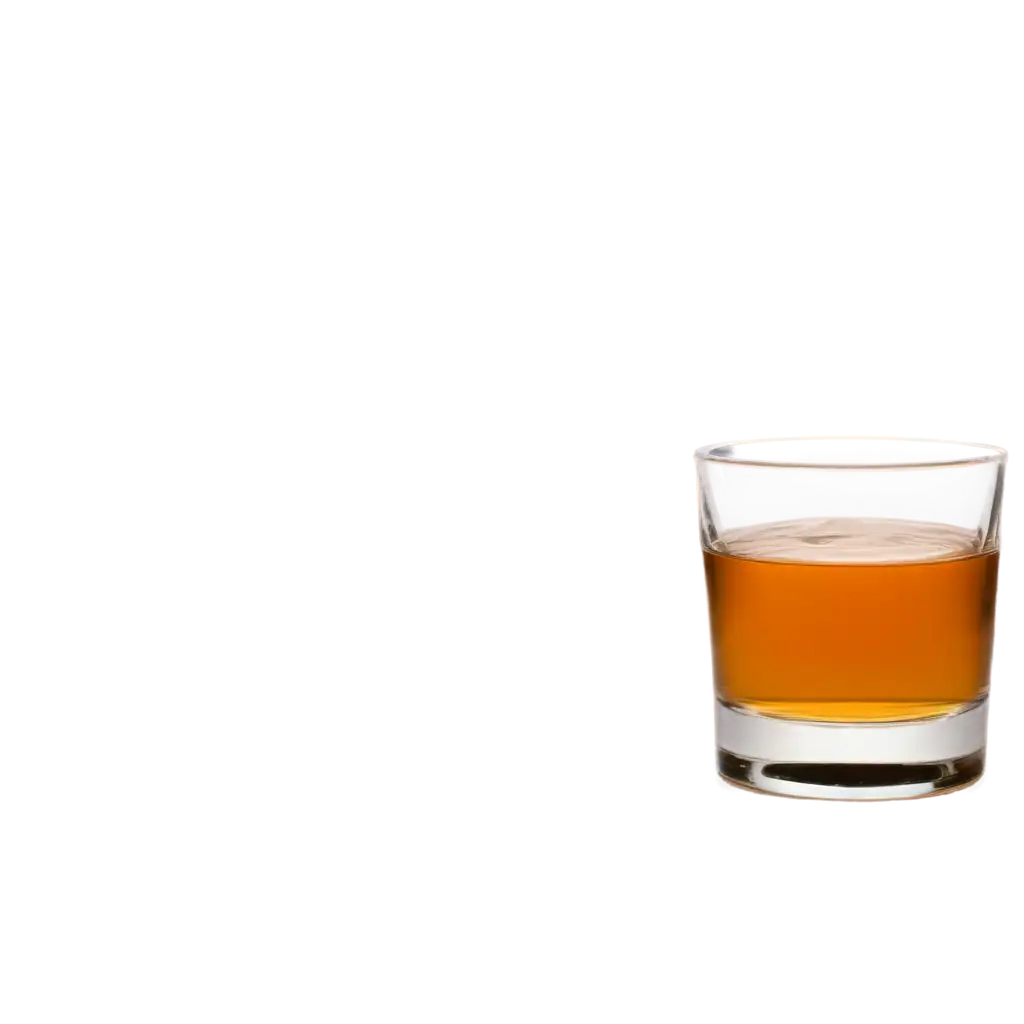 bar glass with whiskey