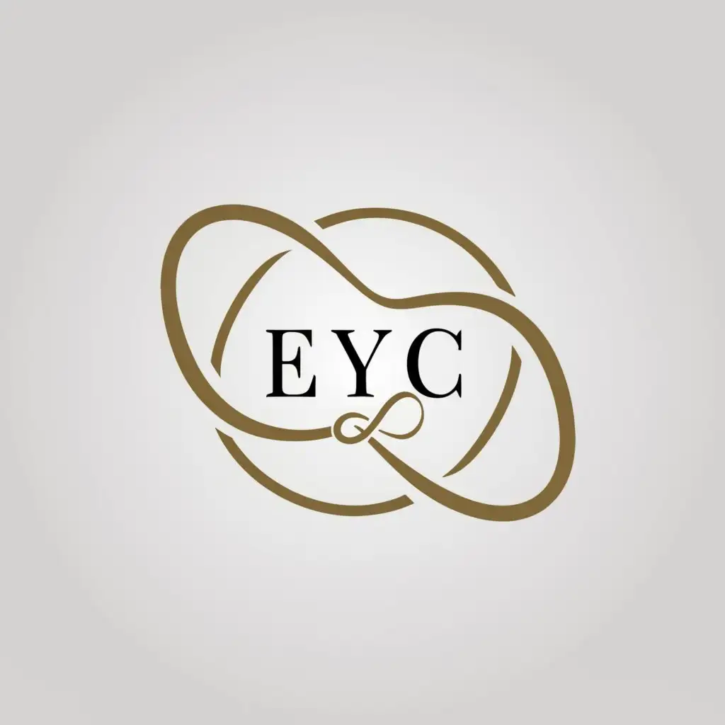 a logo design,with the text "EYC", main symbol:Infinity,Moderate,be used in Beauty Spa industry,clear background