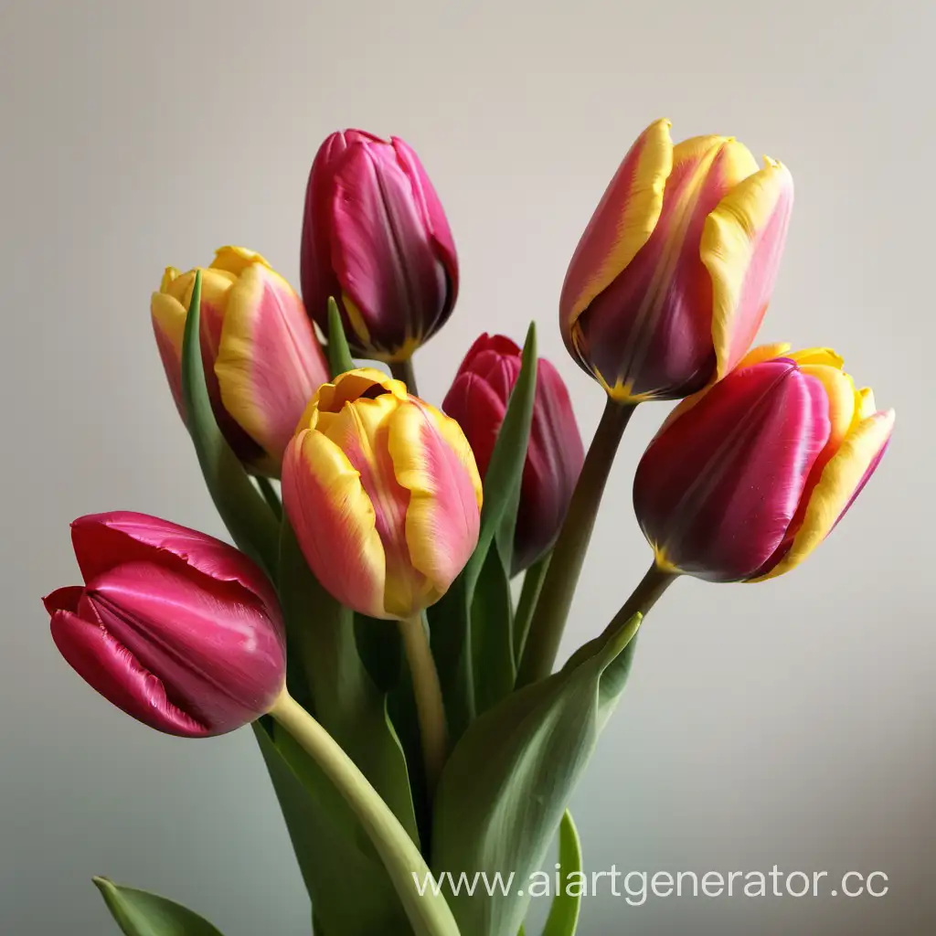 Vibrant-Tulip-Bouquet-Celebrating-the-Spirit-of-8th-March