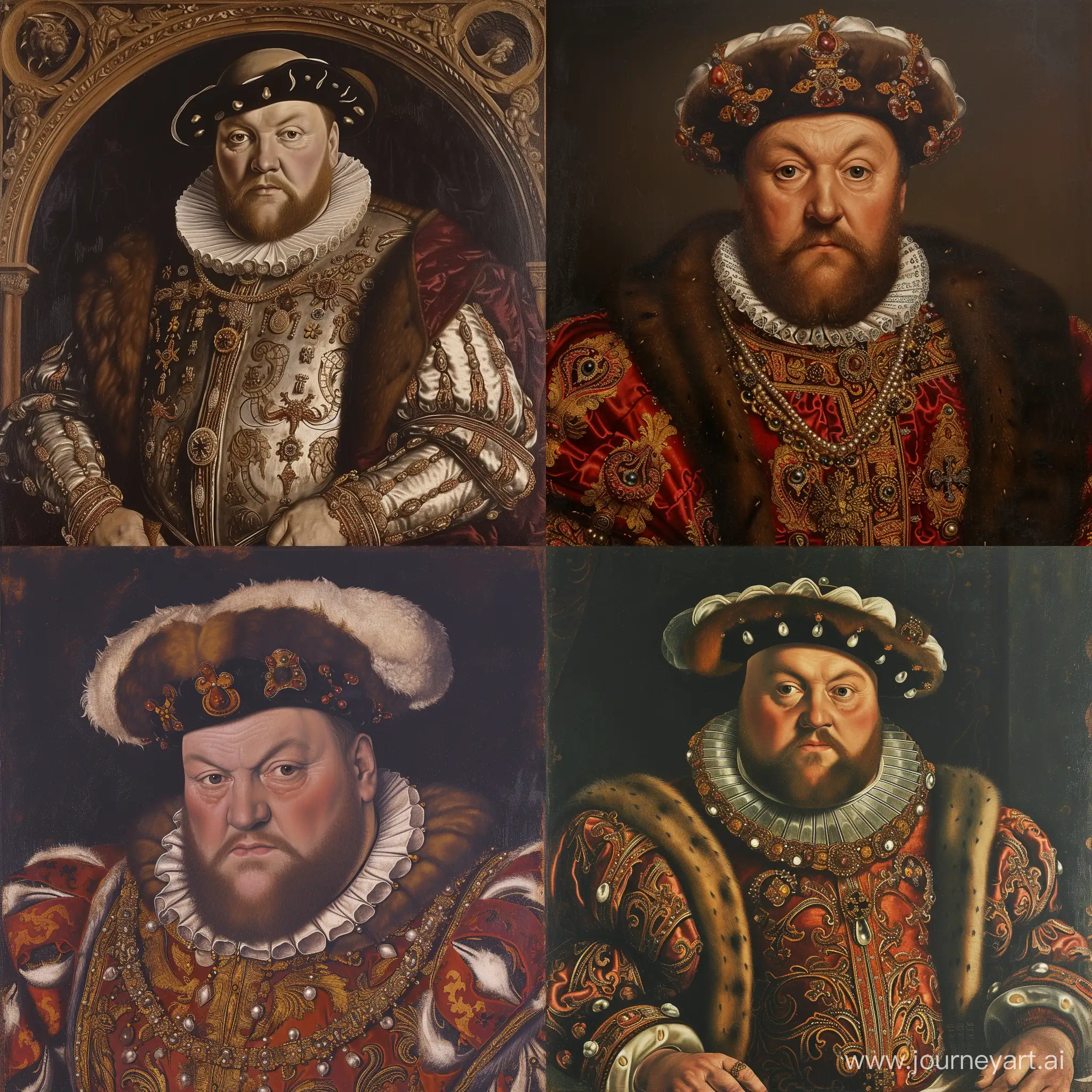 Royal-Portrait-of-King-Henry-VIII-in-Exquisite-Regalia