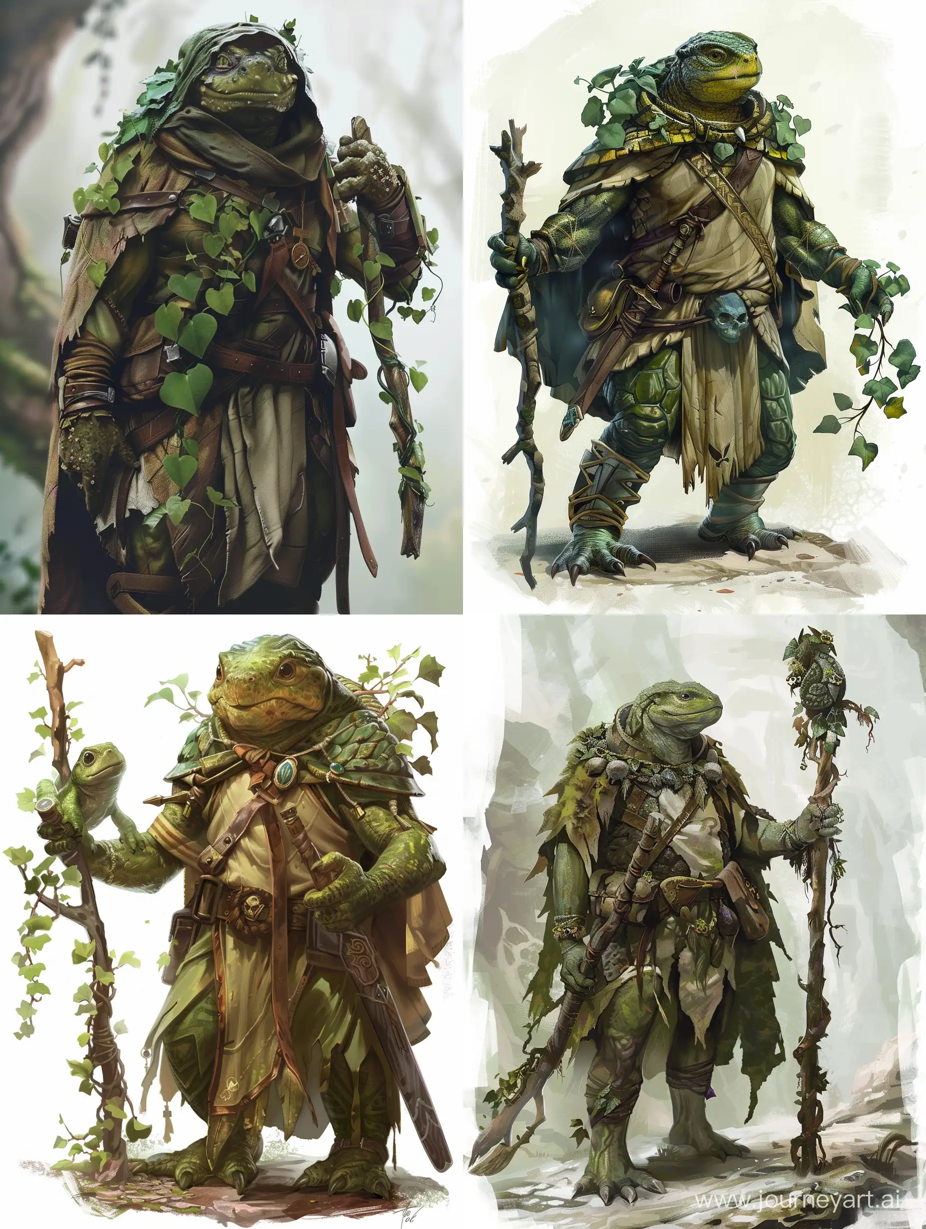 Tortle-Druid-DND-Character-in-Forest-Setting