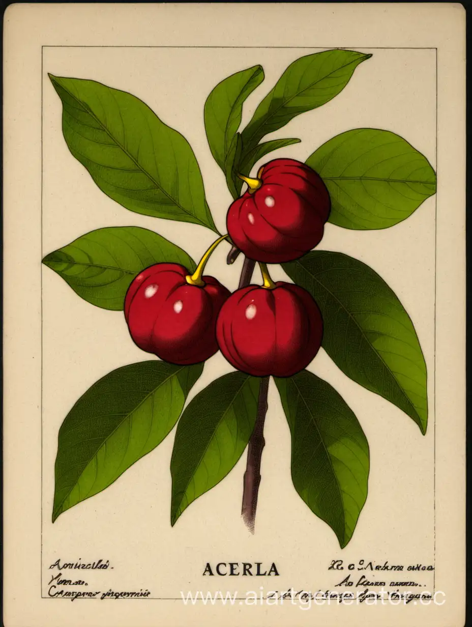 Vibrant-Acerola-Berries-in-Sunlight-Fresh-and-Juicy-Tropical-Harvest