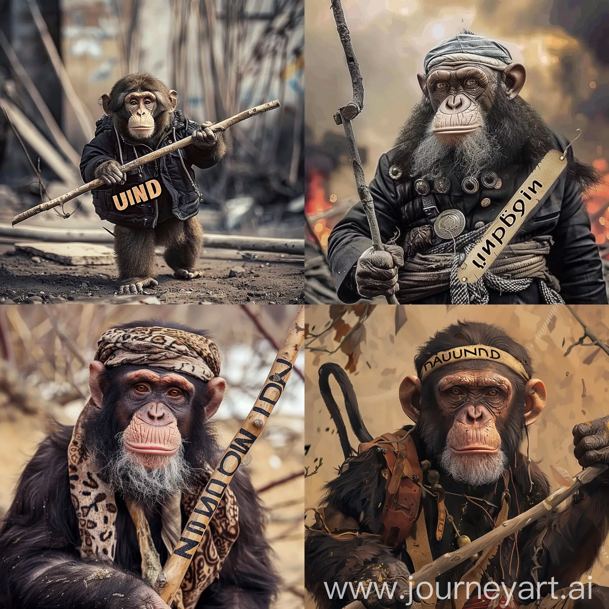 Ramzan-Kadyrov-Meme-Monkey-with-Stick-and