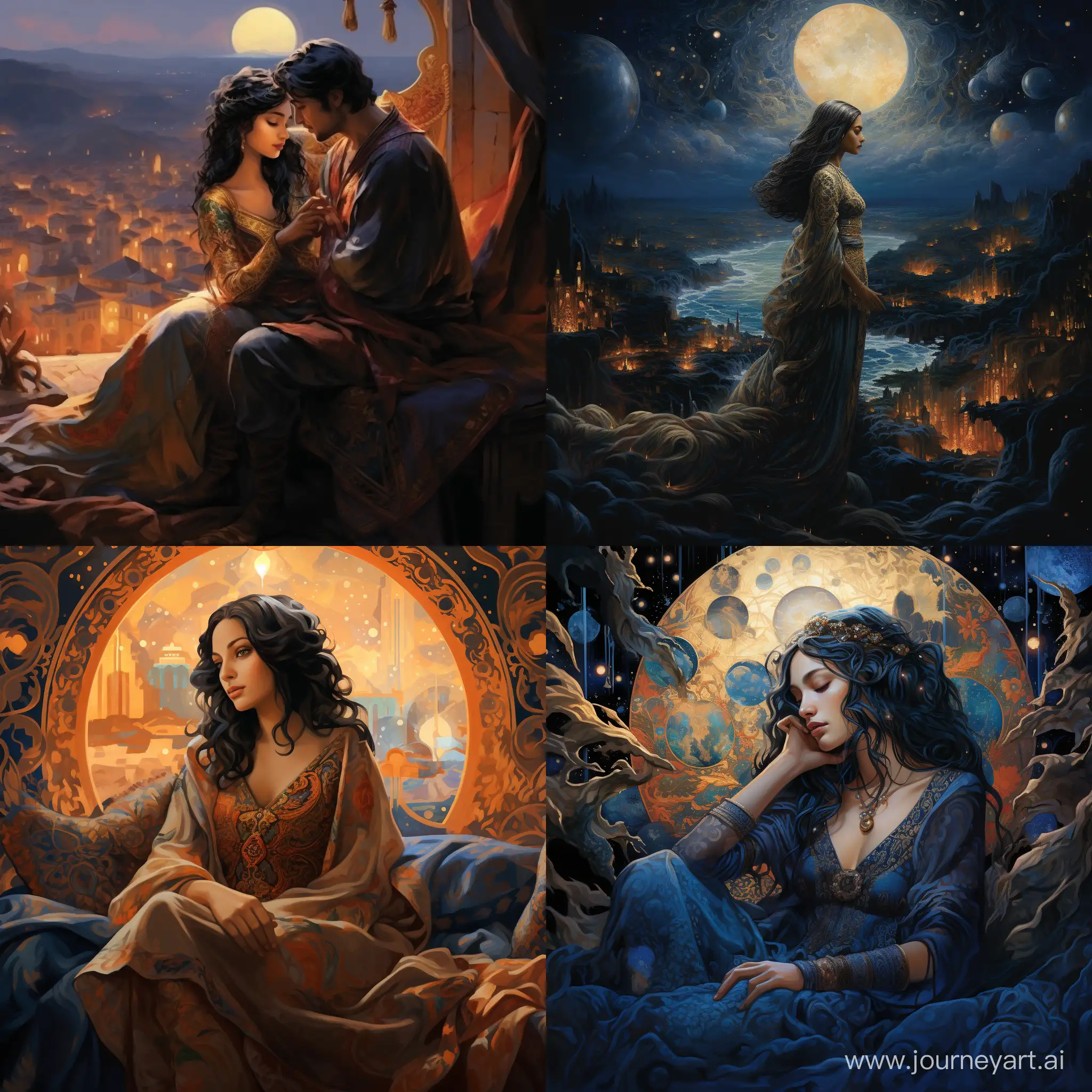 Enchanting-Tales-of-One-Thousand-and-One-Nights-Arabian-Nights-Art