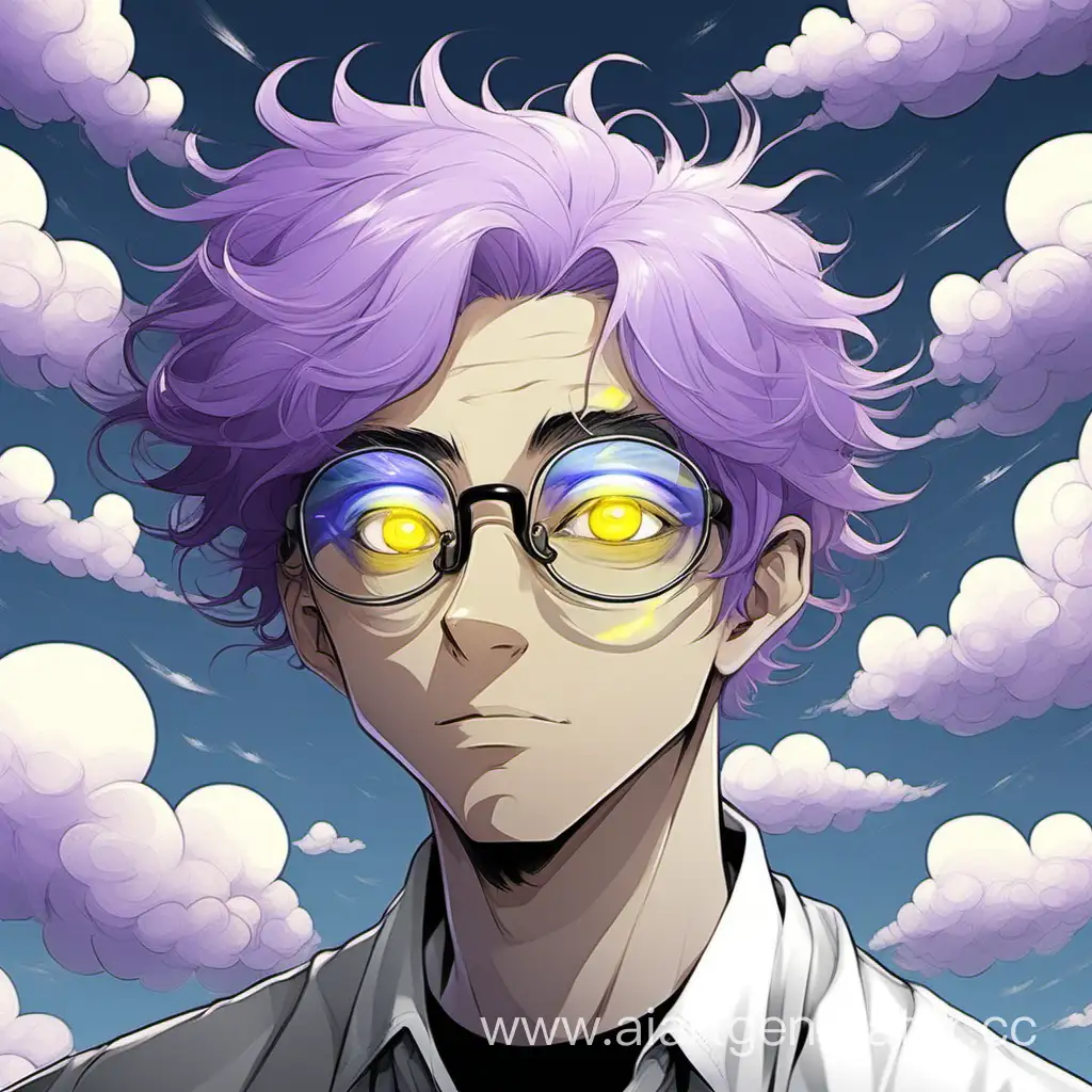 Colorful-Guy-with-Unique-Hair-and-Glasses-Shaped-like-Clouds