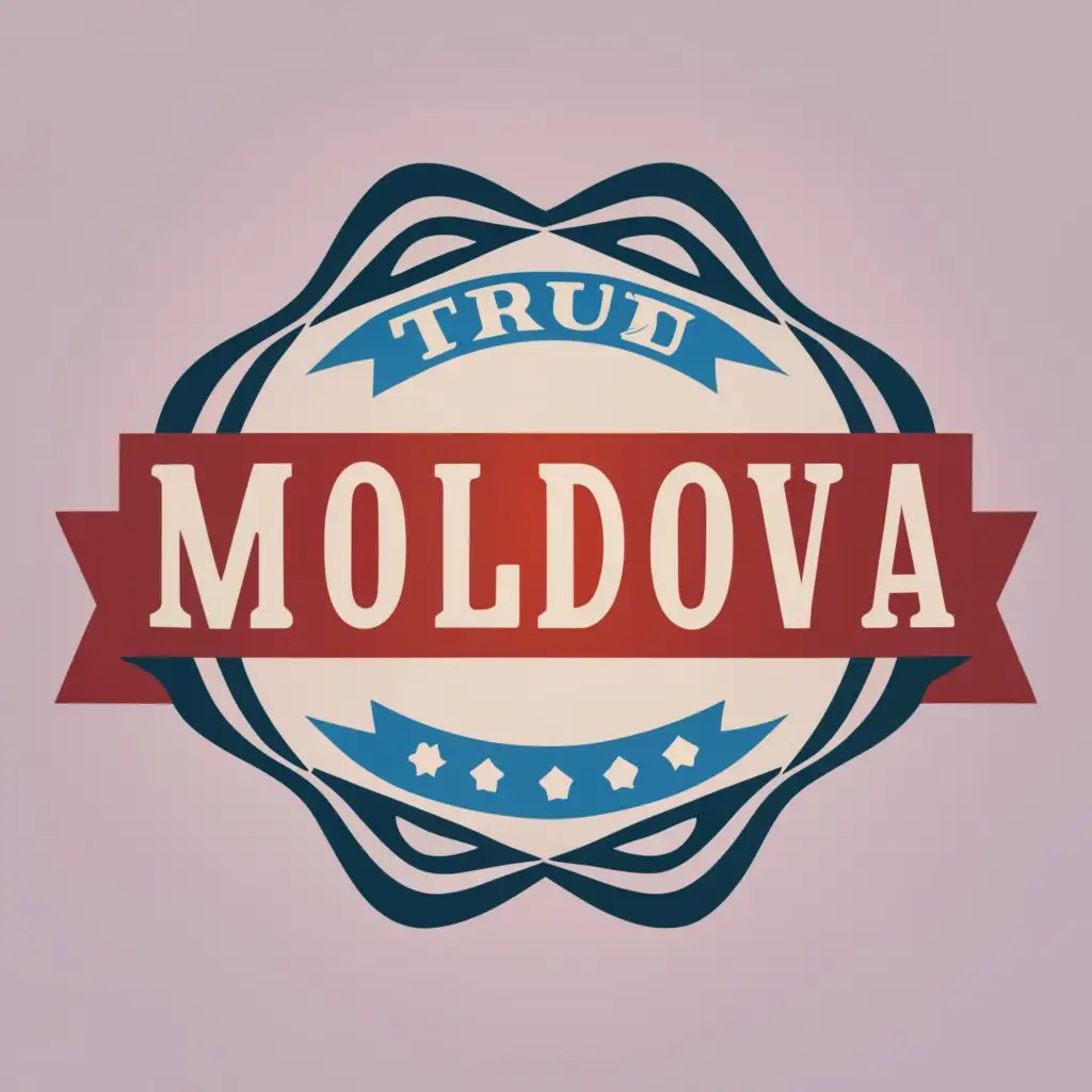 logo, text, with the text "True Moldova", typography