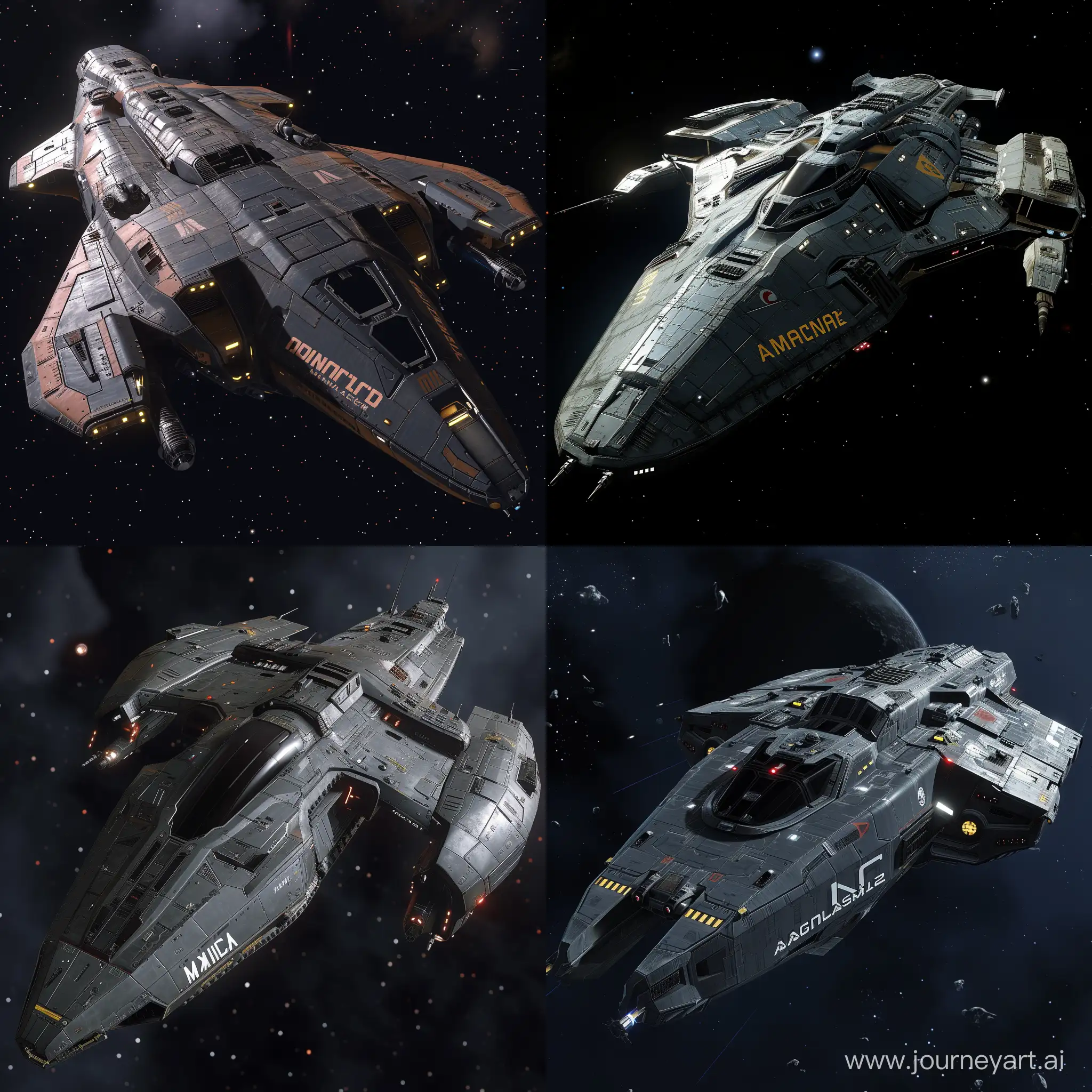 Elite-DangerousInspired-Anaconda-MK2-Spaceship