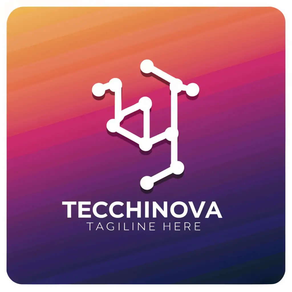 a logo design,with the text "TechInova", main symbol:T,Moderate,be used in Technology industry,clear background