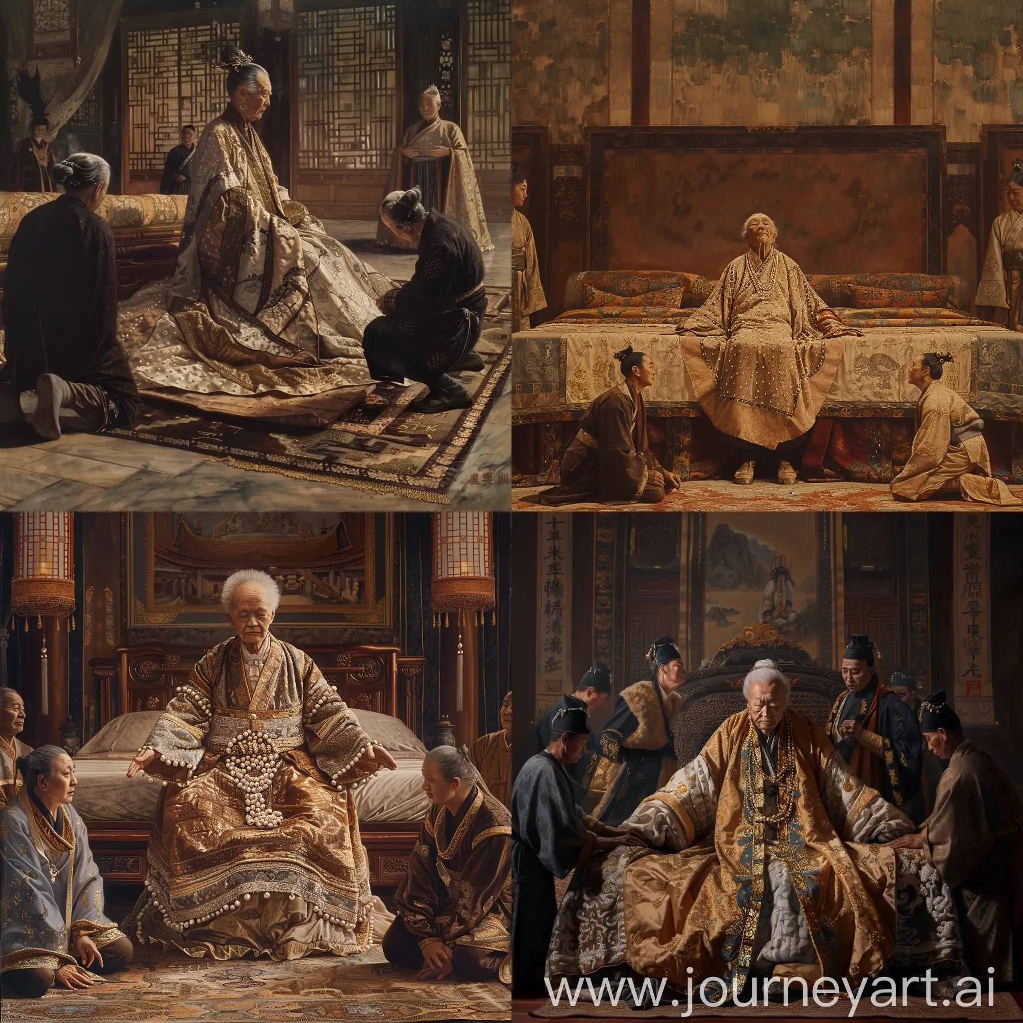 Morning-Ritual-of-Empress-Wu-Zetian-Opulence-in-Hanfu-Attire