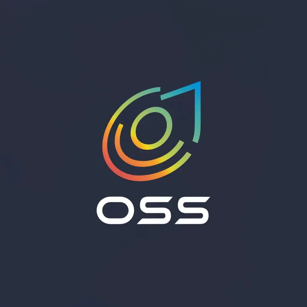 a logo design,with the text "OSS", main symbol:Number 1 affiliate marketing in the world, technological art, 8k,Moderate,be used in Internet industry,clear background