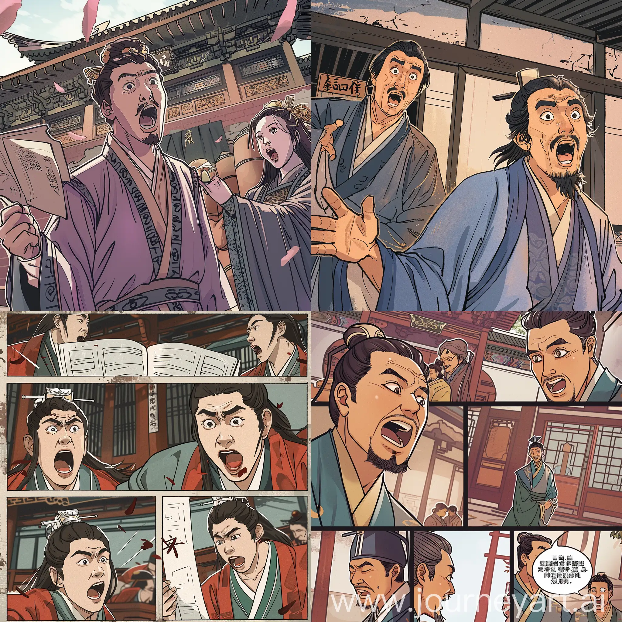 Fan-Jins-Joyous-Triumph-in-Comic-Style