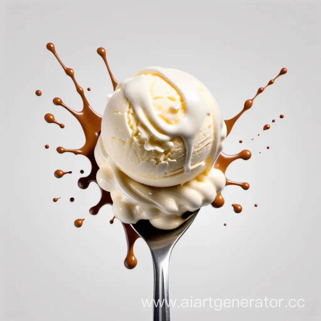 Delicious-TopView-Ice-Cream-Spoon-with-Milk-Splashes