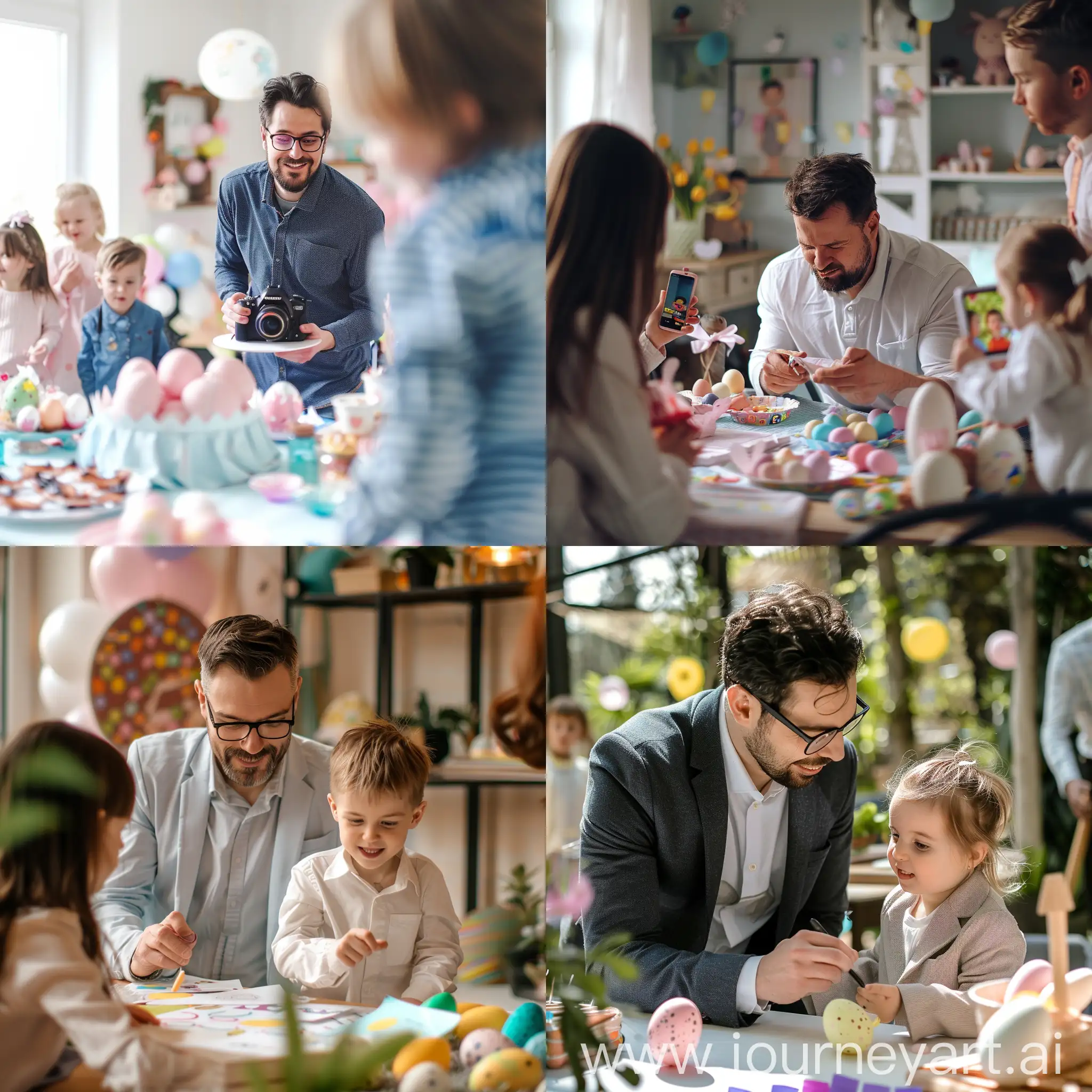 Android-Developer-Crafting-Business-Images-at-a-Joyful-Childrens-Easter-Gathering