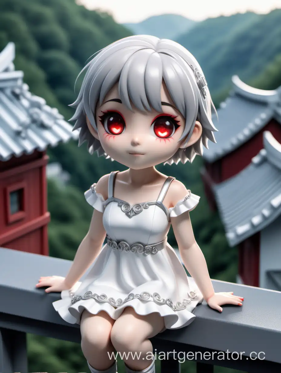 Charming-3D-Chibi-Girl-in-Elegant-White-Dress-on-Rooftop