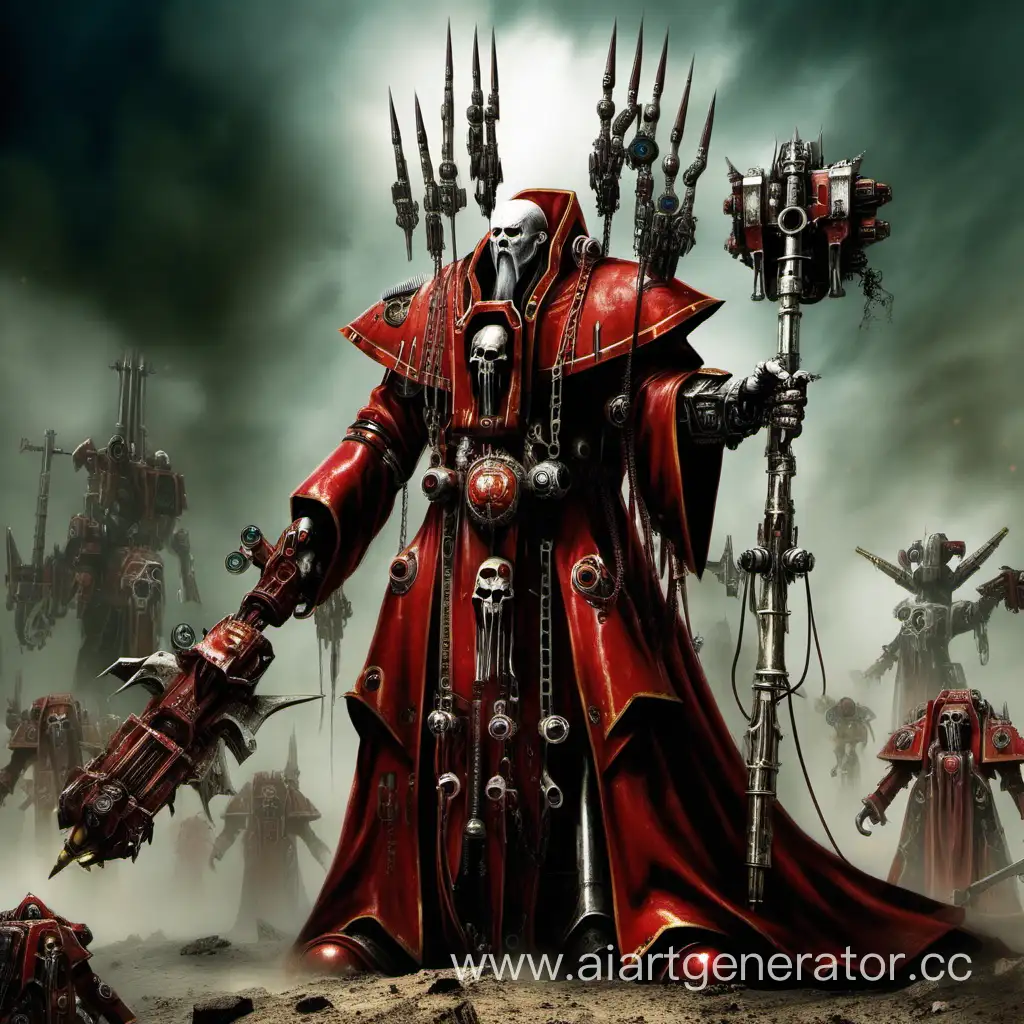 Techpriest-Warhammer-30000-Futuristic-Cyborg-Priest-with-Advanced-Technology