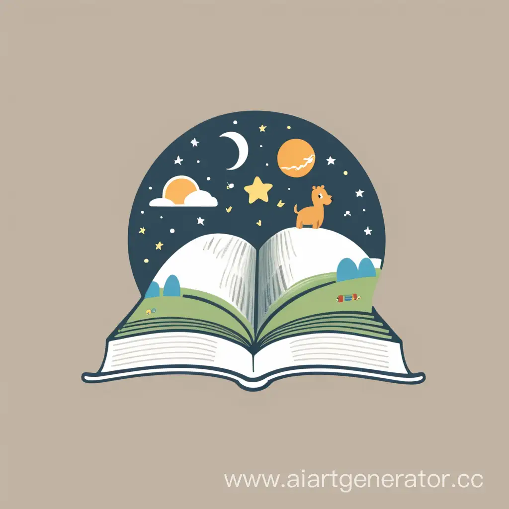 Whimsical-Childrens-Book-Logo-Design-with-Playful-Characters