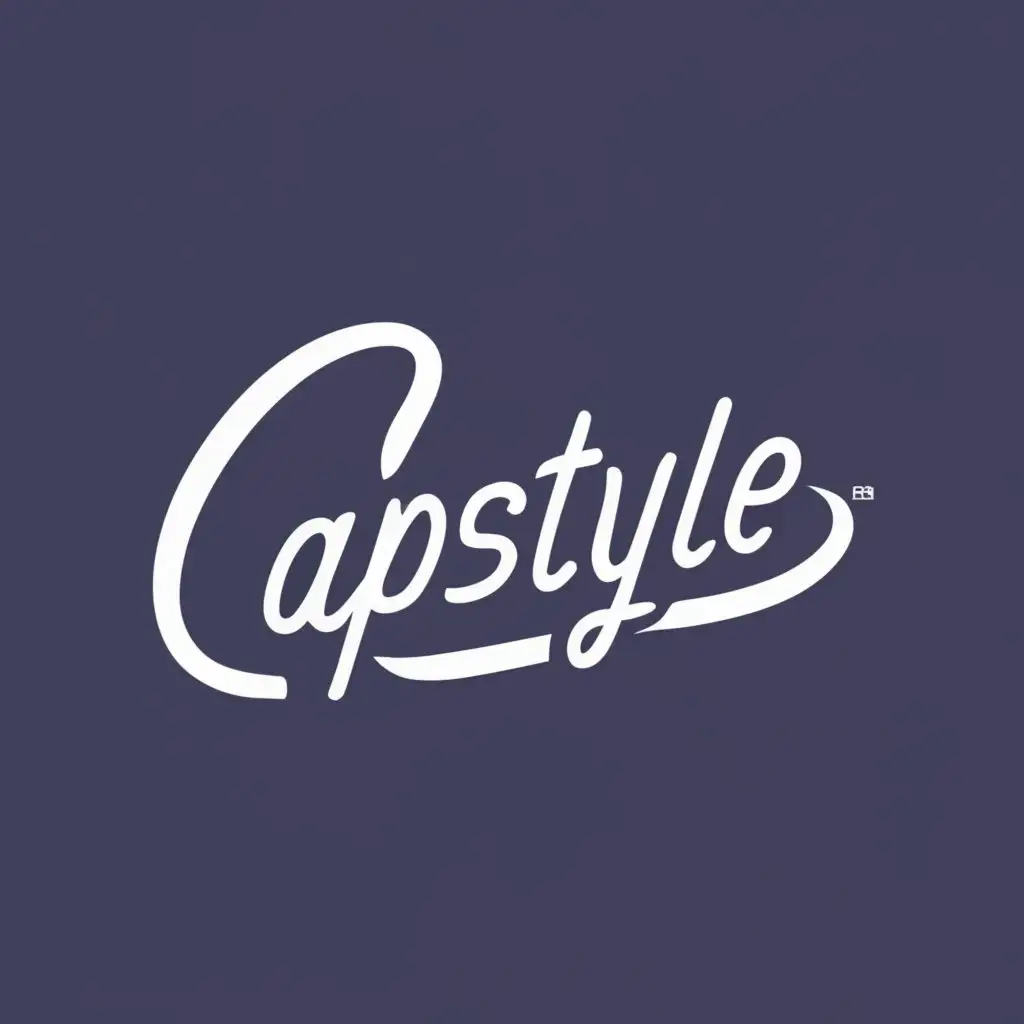 LOGO-Design-for-CapStyle-Dynamic-Typography-Emblem-for-Sports-Fitness