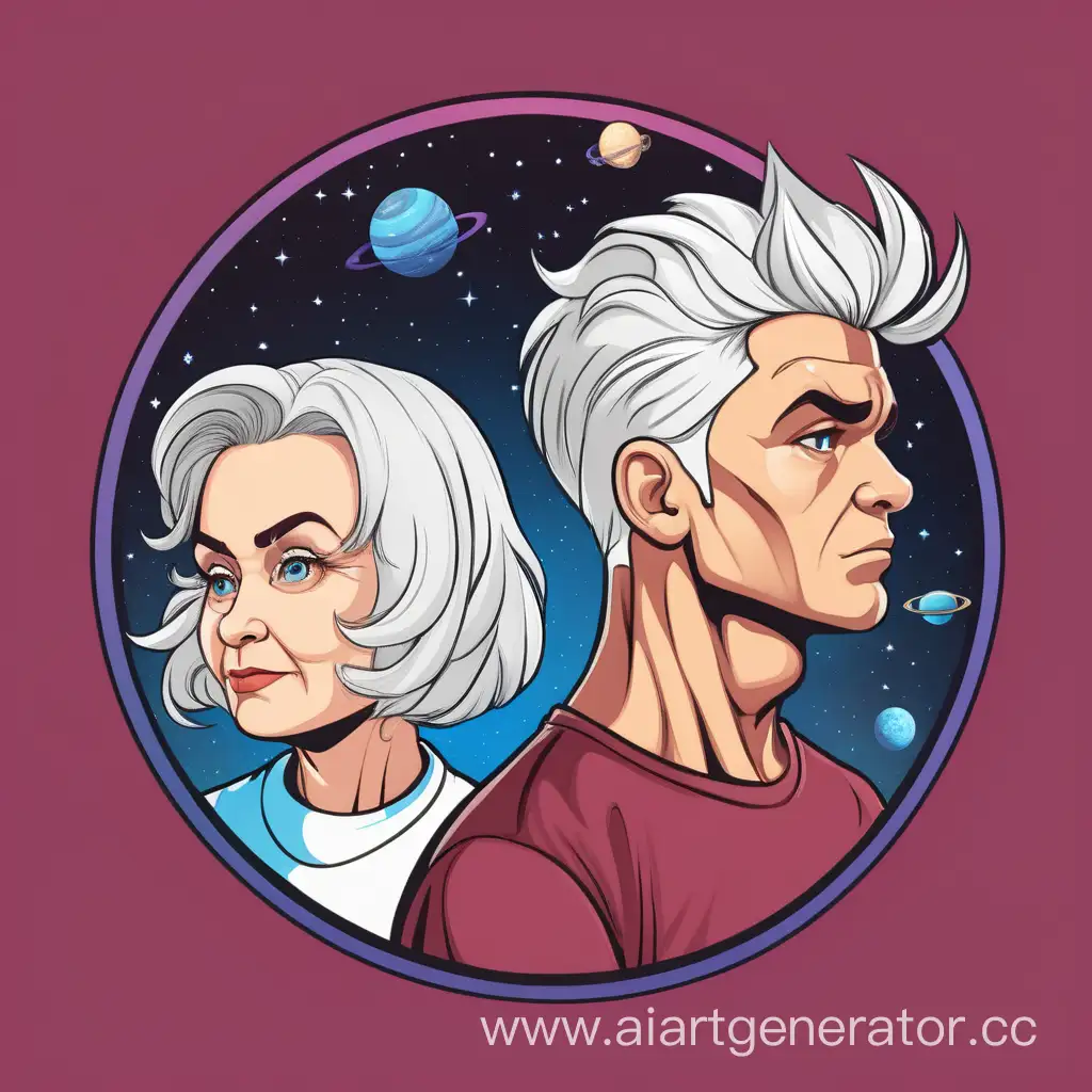 Interstellar-Elegance-Young-Man-and-Elderly-Woman-Embracing-a-Cosmic-Aesthetic