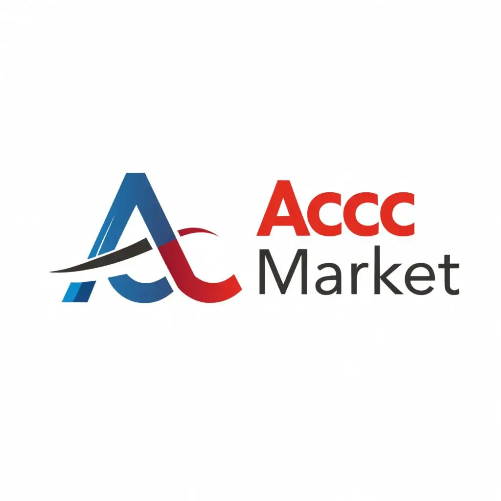 logo, acc market, with the text "acc market", typography