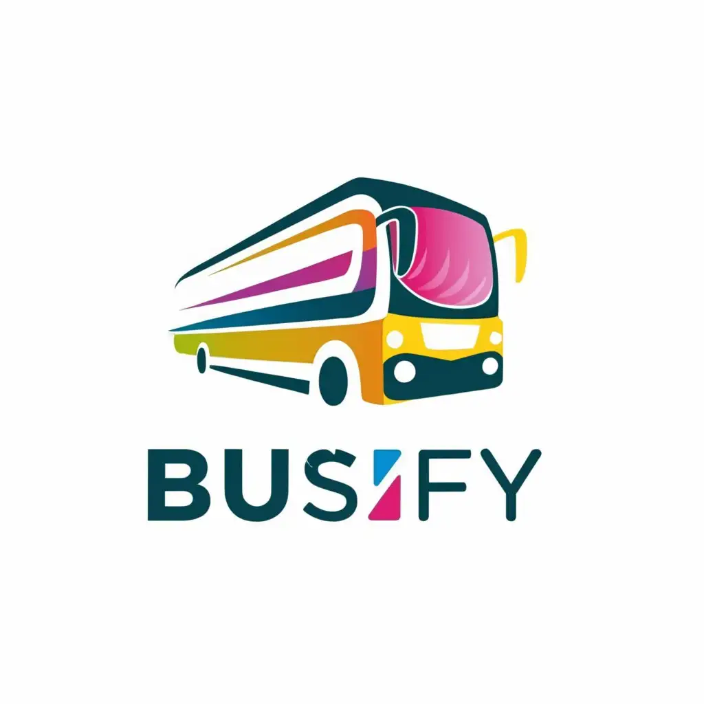 a logo design,with the text "Busify", main symbol:bus

,Moderate,clear background