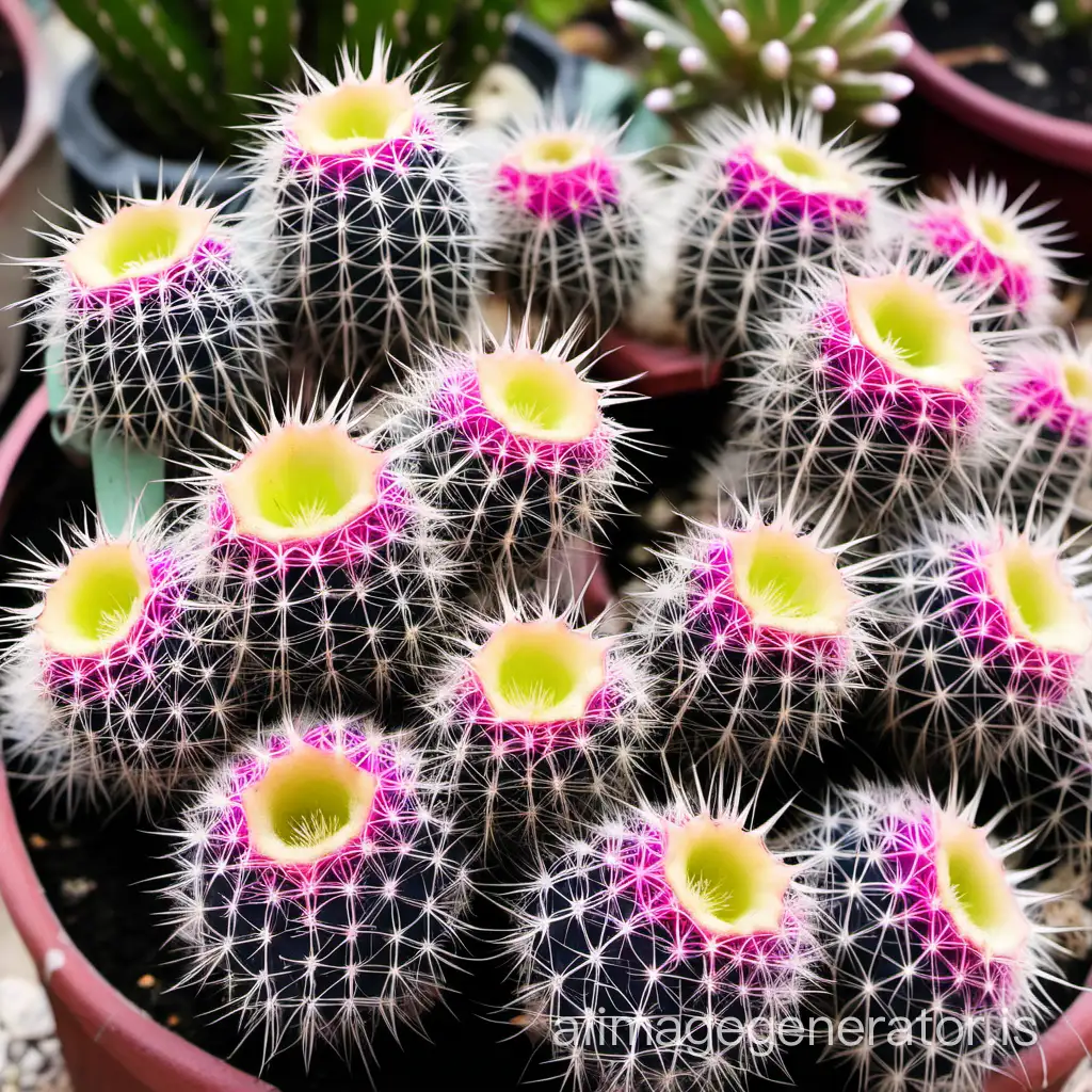 Lush Garden Display Featuring Mammillaria Elongata Plant | AI Image ...