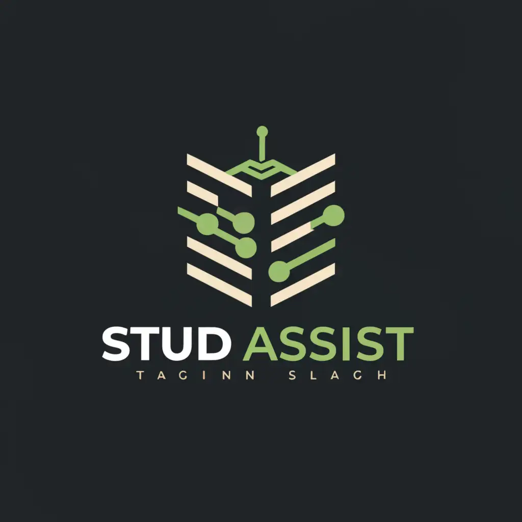 a logo design,with the text "Stud Assist", main symbol:Book,Moderate,be used in Technology industry,clear background