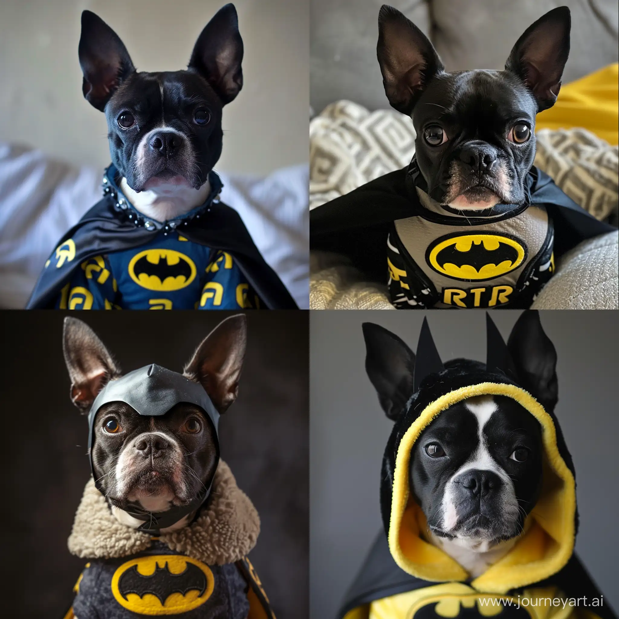 Playful-Boston-Terrier-Batman-in-Vibrant-Colors-Version-6