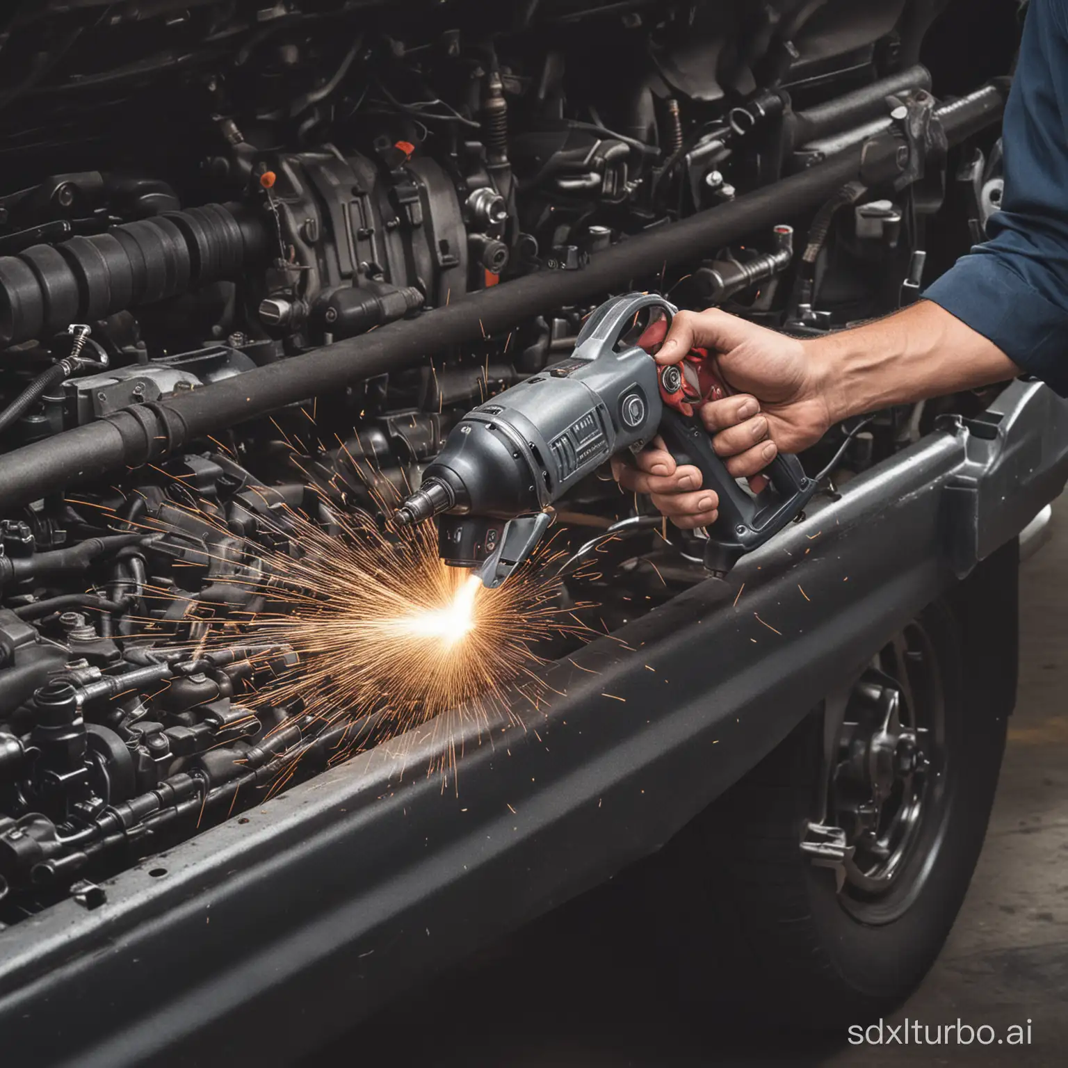 Automotive industries using Pneumatic Tools