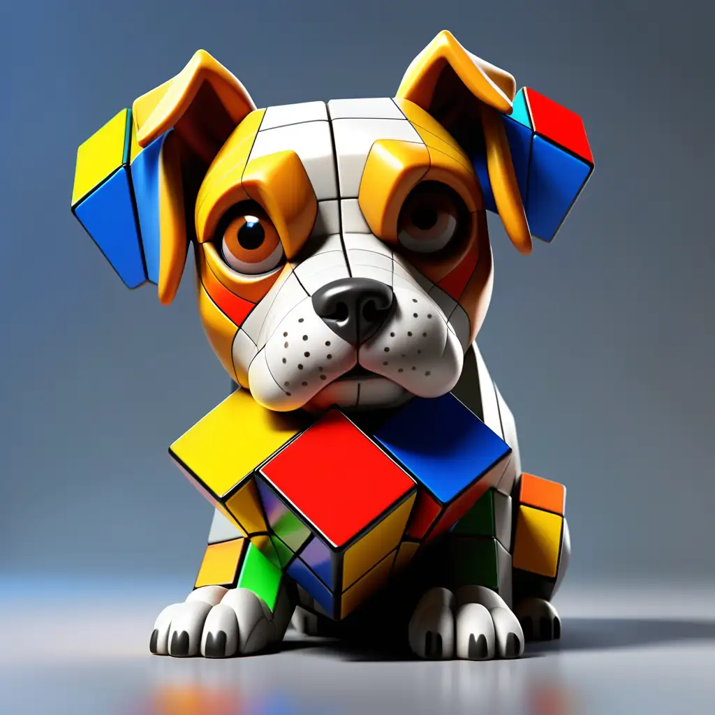 CryptocurrencyInspired Rubiks Dog Puzzle