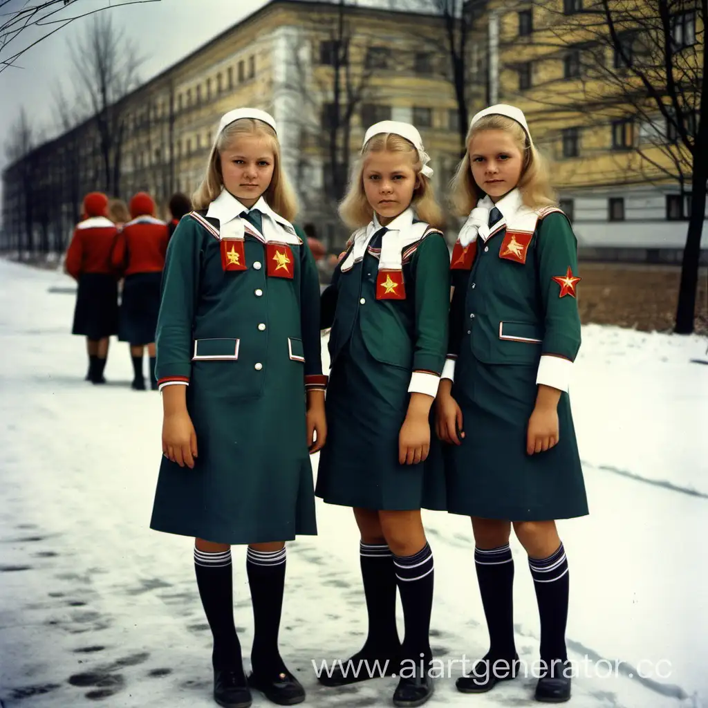 ussr schoolgirls 1970s