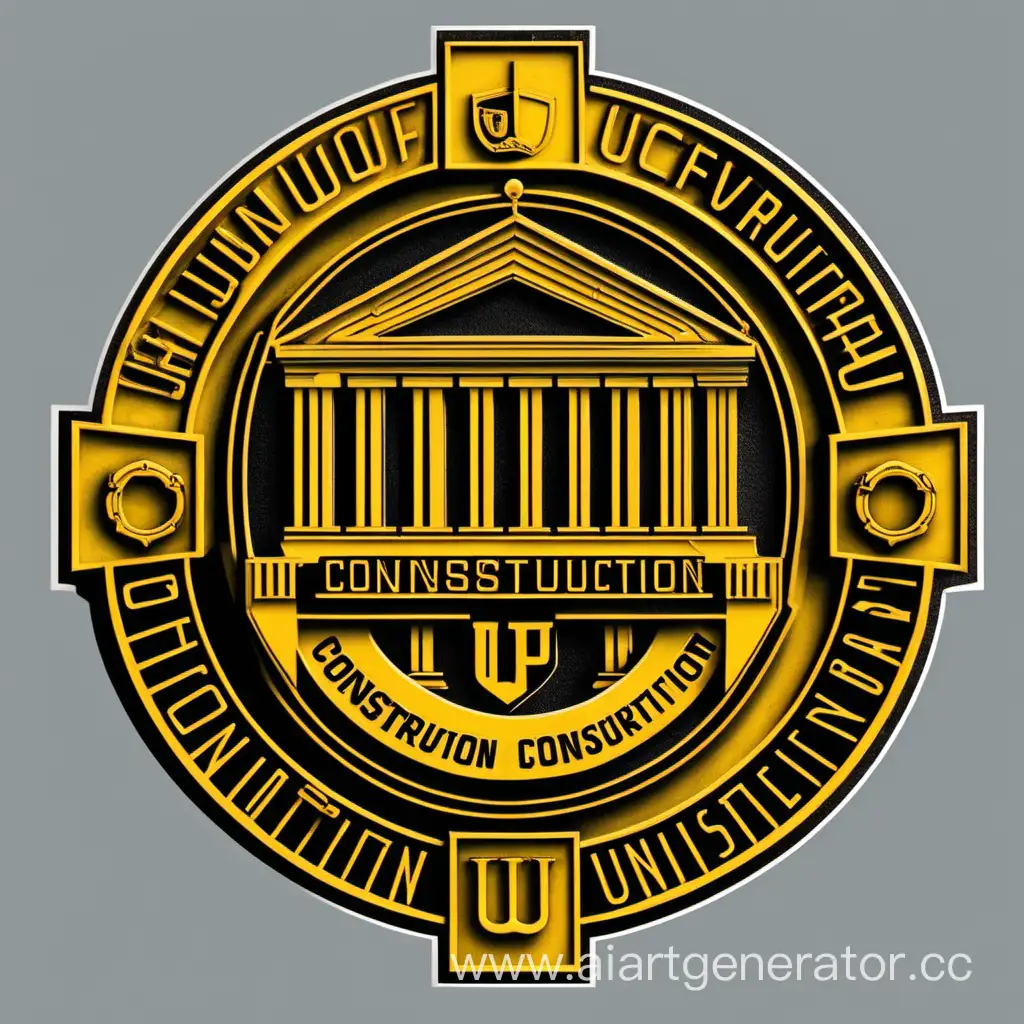 Эмблема профсоюза строительного университета