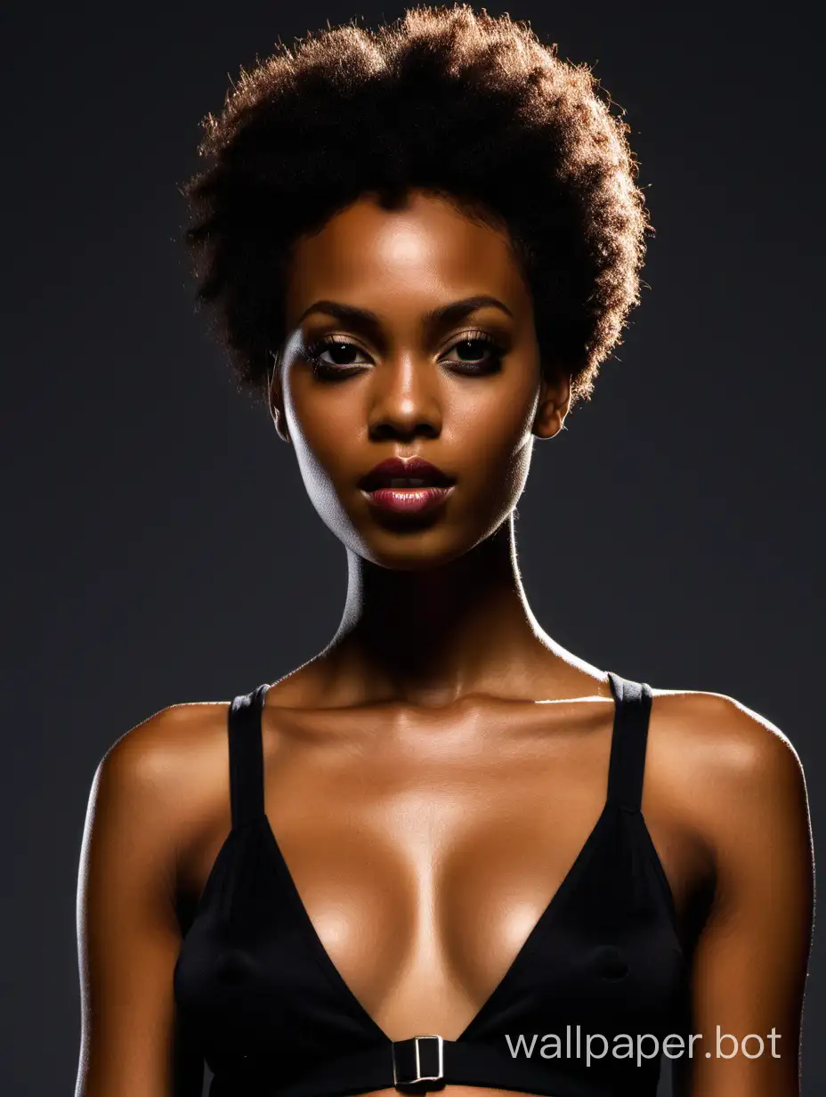 Stylish-Black-Woman-in-LowCut-Top-with-Dramatic-Lighting
