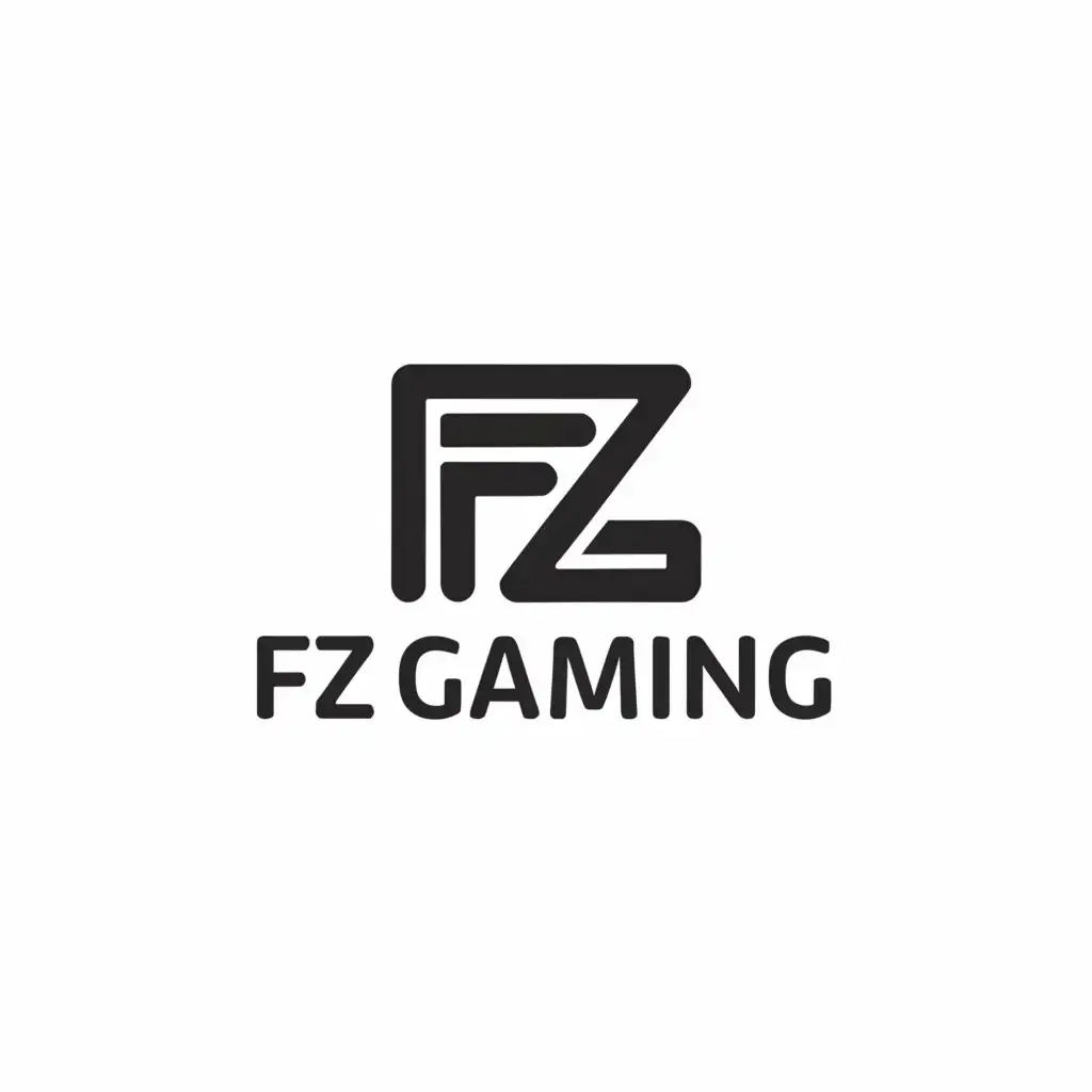 a logo design,with the text "FZ GAMING", main symbol:Websid,Moderate,be used in Entertainment industry,clear background