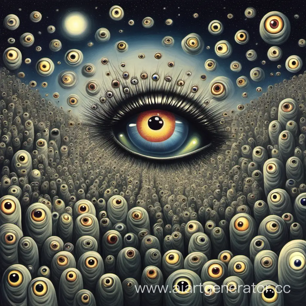 Surreal-Cosmos-with-Multiple-Eyes-Abstract-Surrealist-Art-Piece