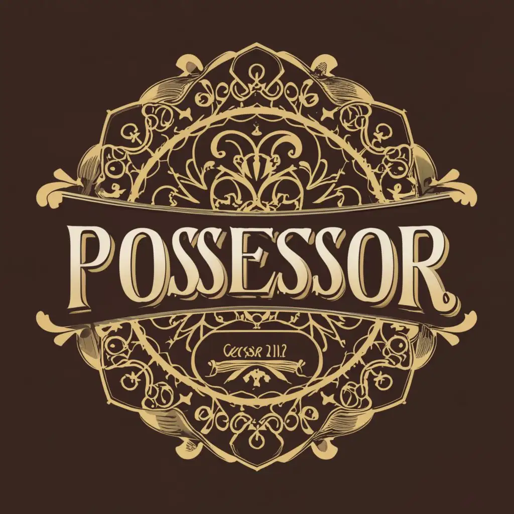 a logo design,with the text "Here's a concept for your logo combining the name "POSSESSOR," a seal, and the Bible verse GEN 22:17:", main symbol:A SEAL,Moderate,be used in Religious industry,clear background
