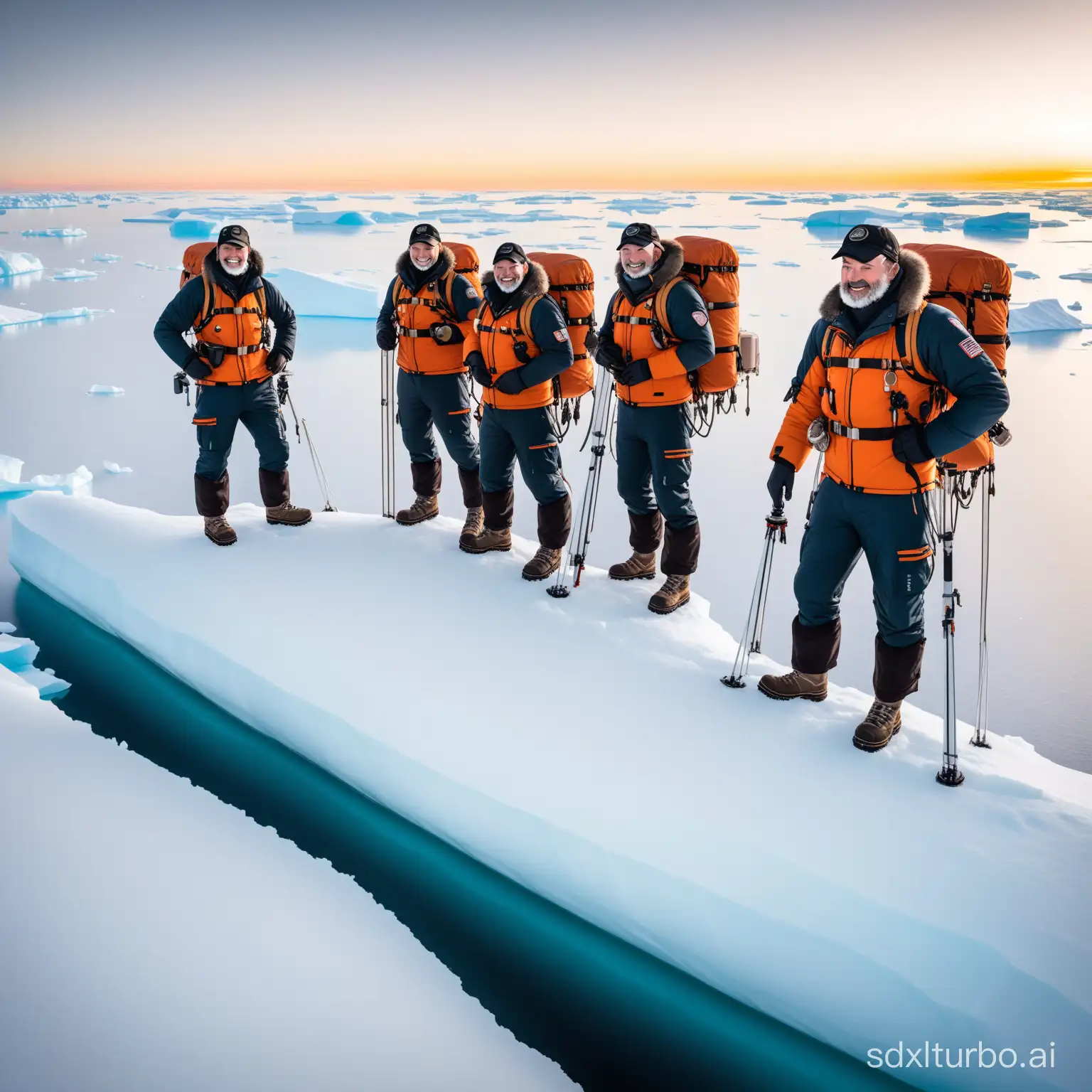 In a distant Antarctica, there is a group of brave explorers preparing for an exciting Antarctic adventure. Their captain is an experienced navigator named John, who leads a team composed of scientists, photographers, and explorers.