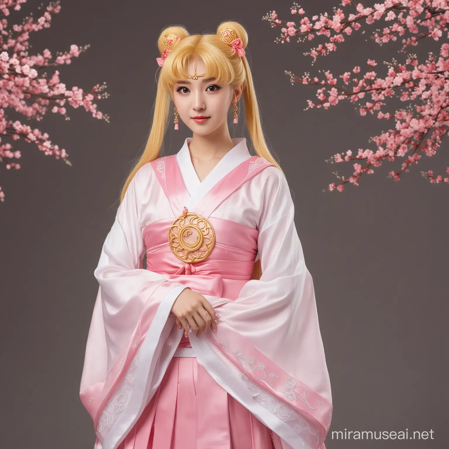 sailor moon in a hanfu outfit