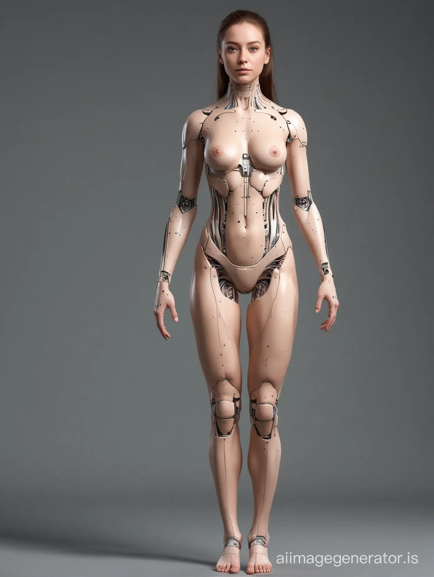 what would an AI look like if it could design its own real human body and form full body capture