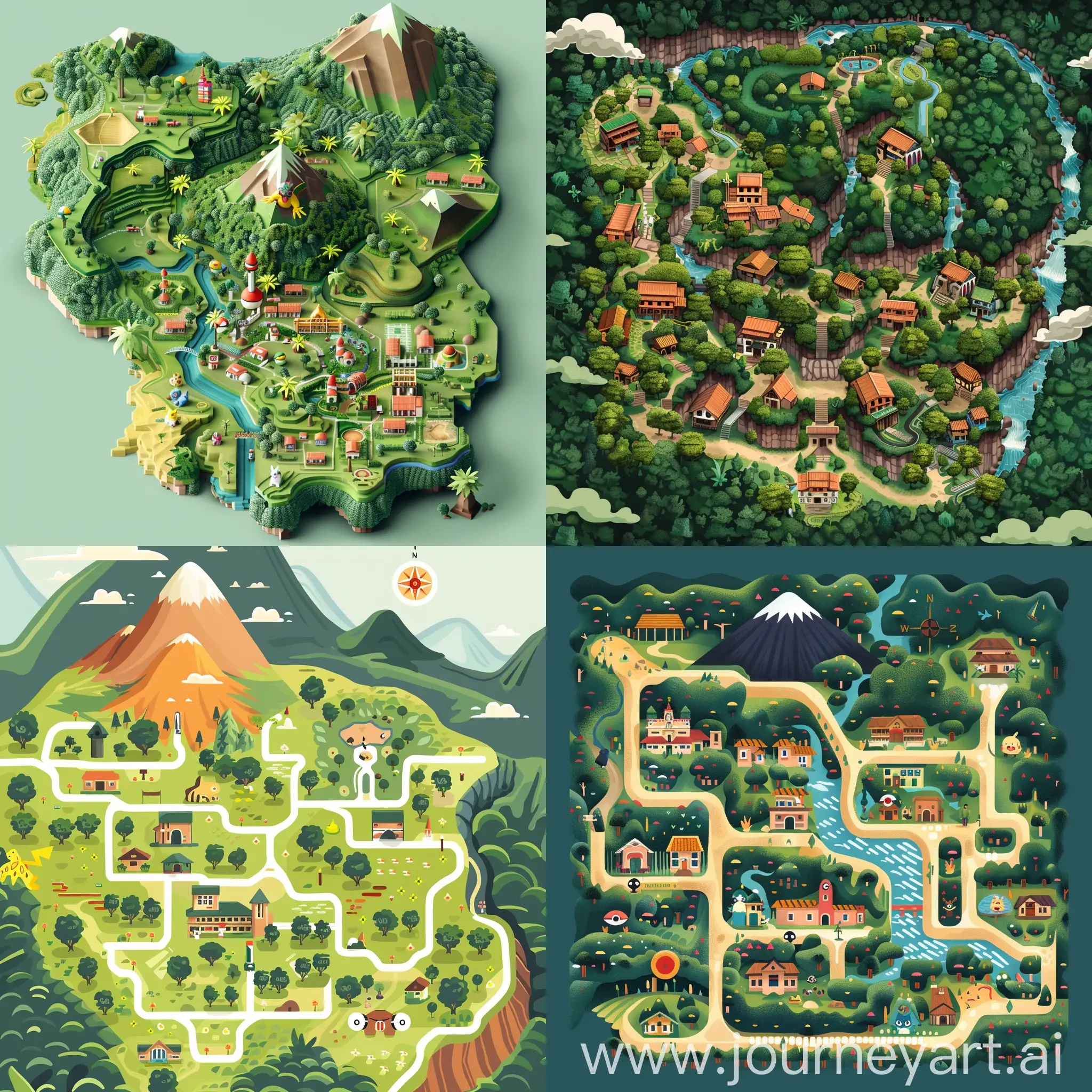 Un mapa pokemon inspirado en Ecuador